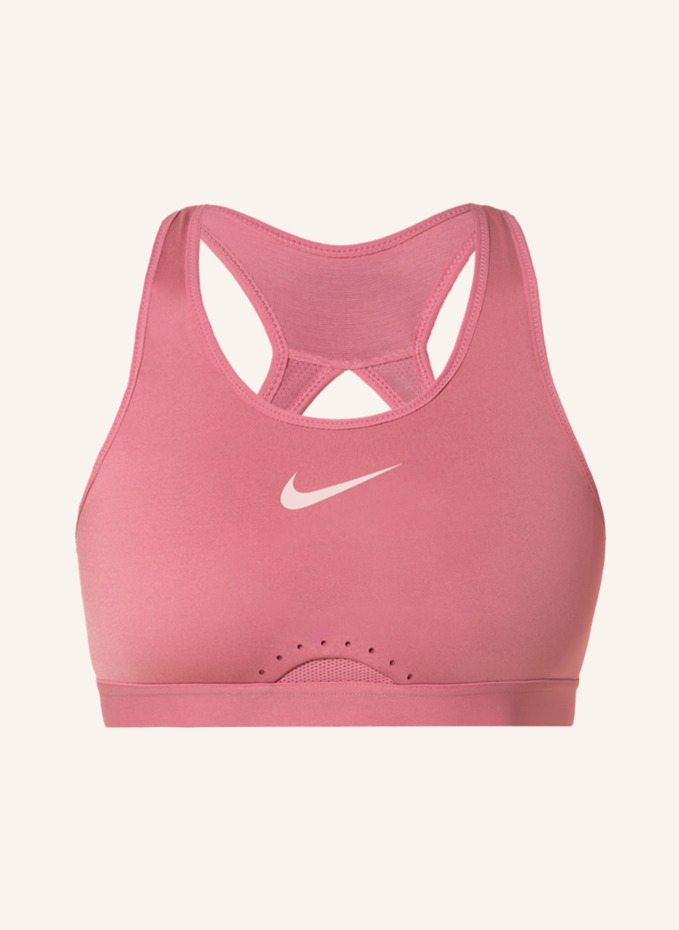 Nike Sports bra SWOOSH with mesh, Color: DUSKY PINK (Image 1)