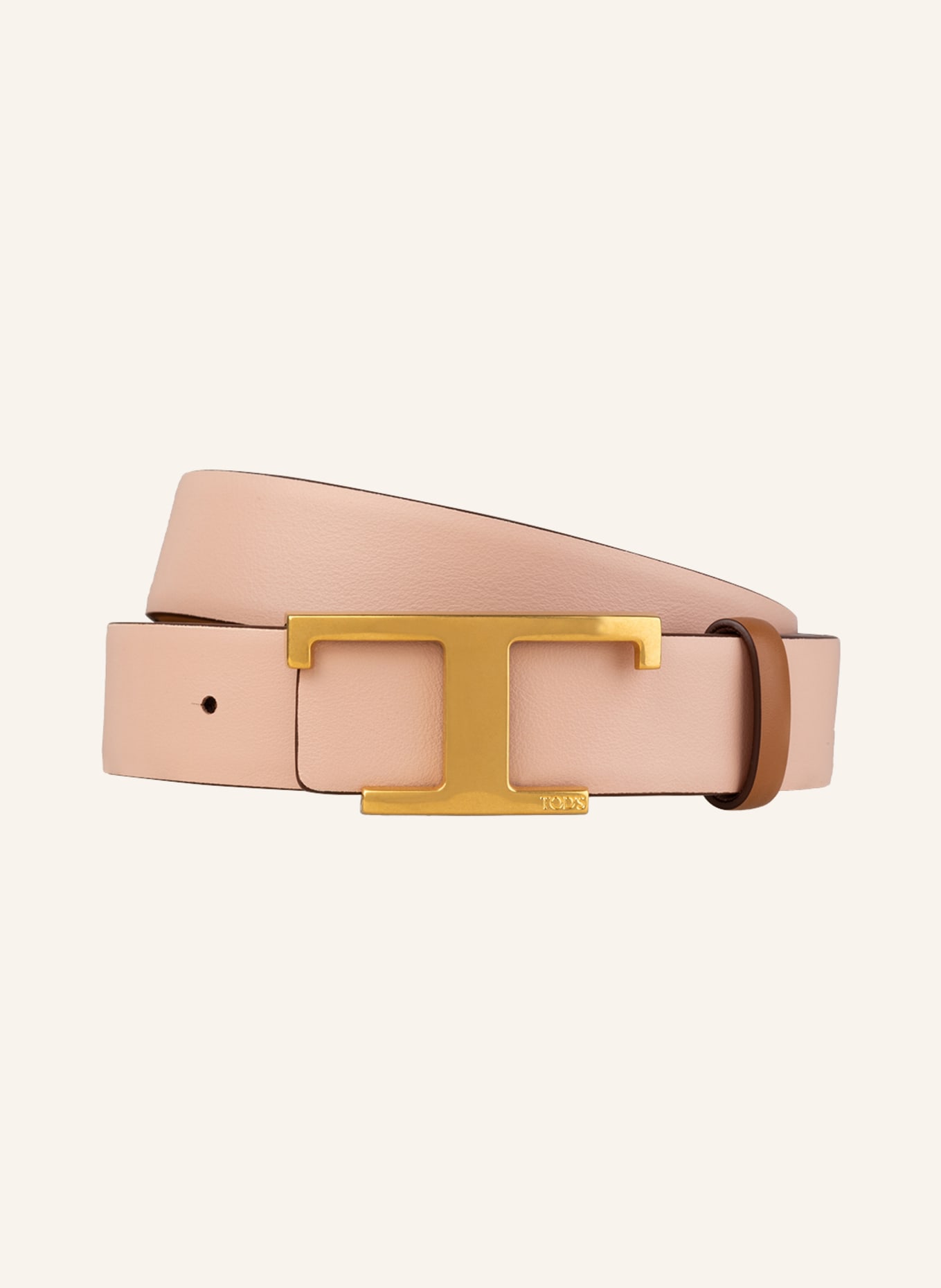 TOD'S Reversible leather belt, Color: COGNAC (Image 3)