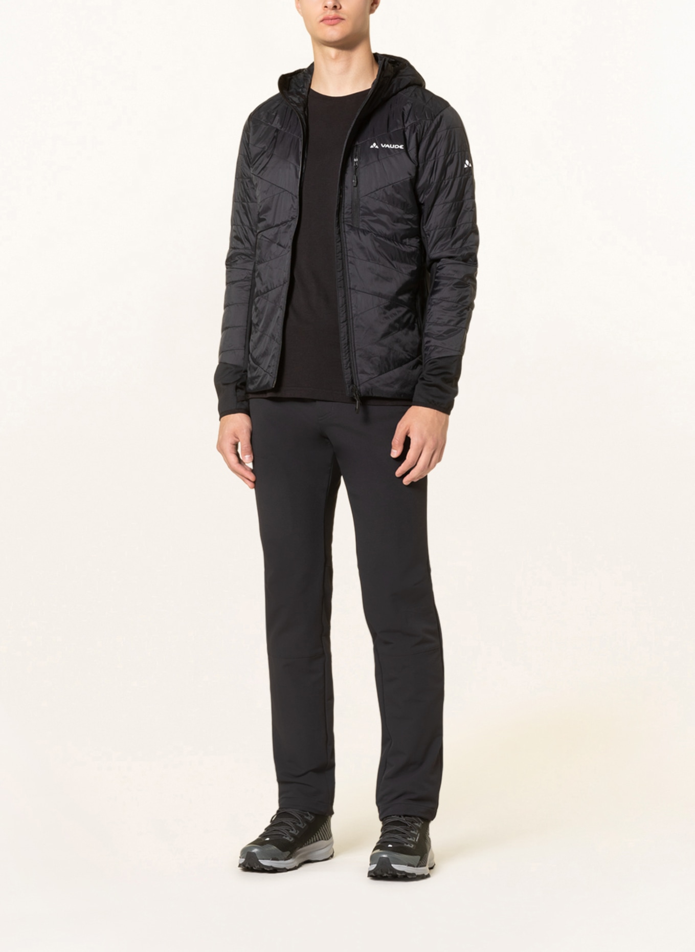 VAUDE Hybrid jacket SESVENNA, Color: BLACK (Image 2)