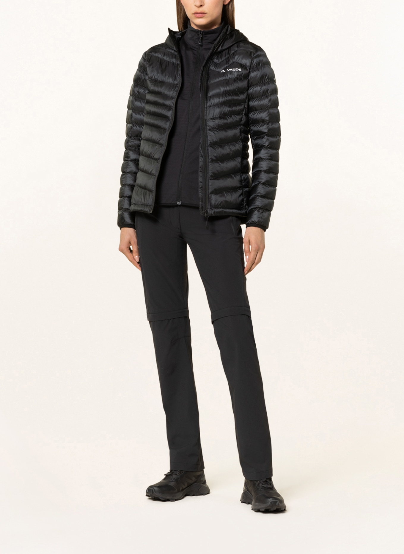VAUDE Quilted jacket BATURA, Color: BLACK (Image 2)