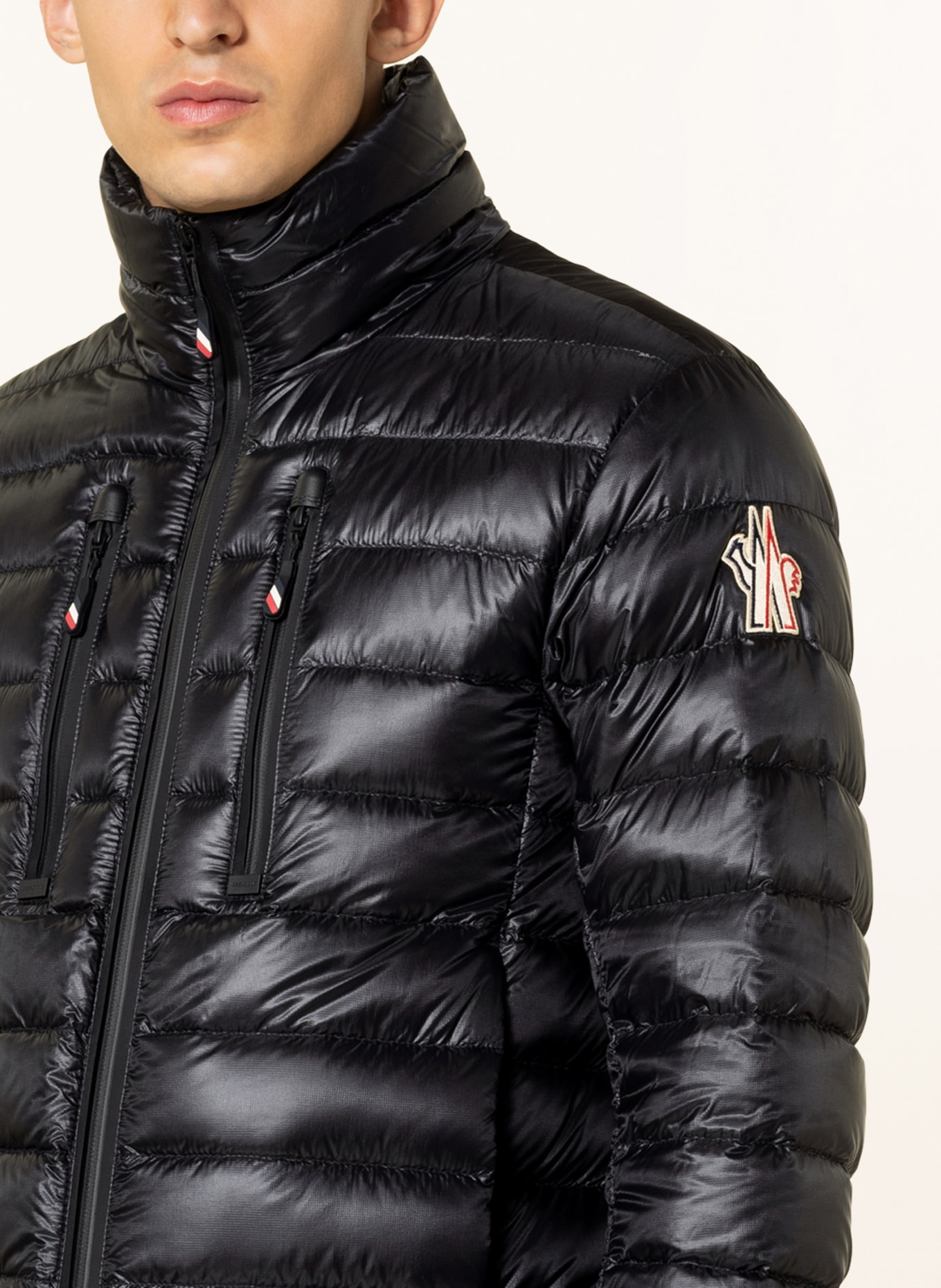 MONCLER GRENOBLE Lightweight down jacket HERS, Color: BLACK (Image 4)