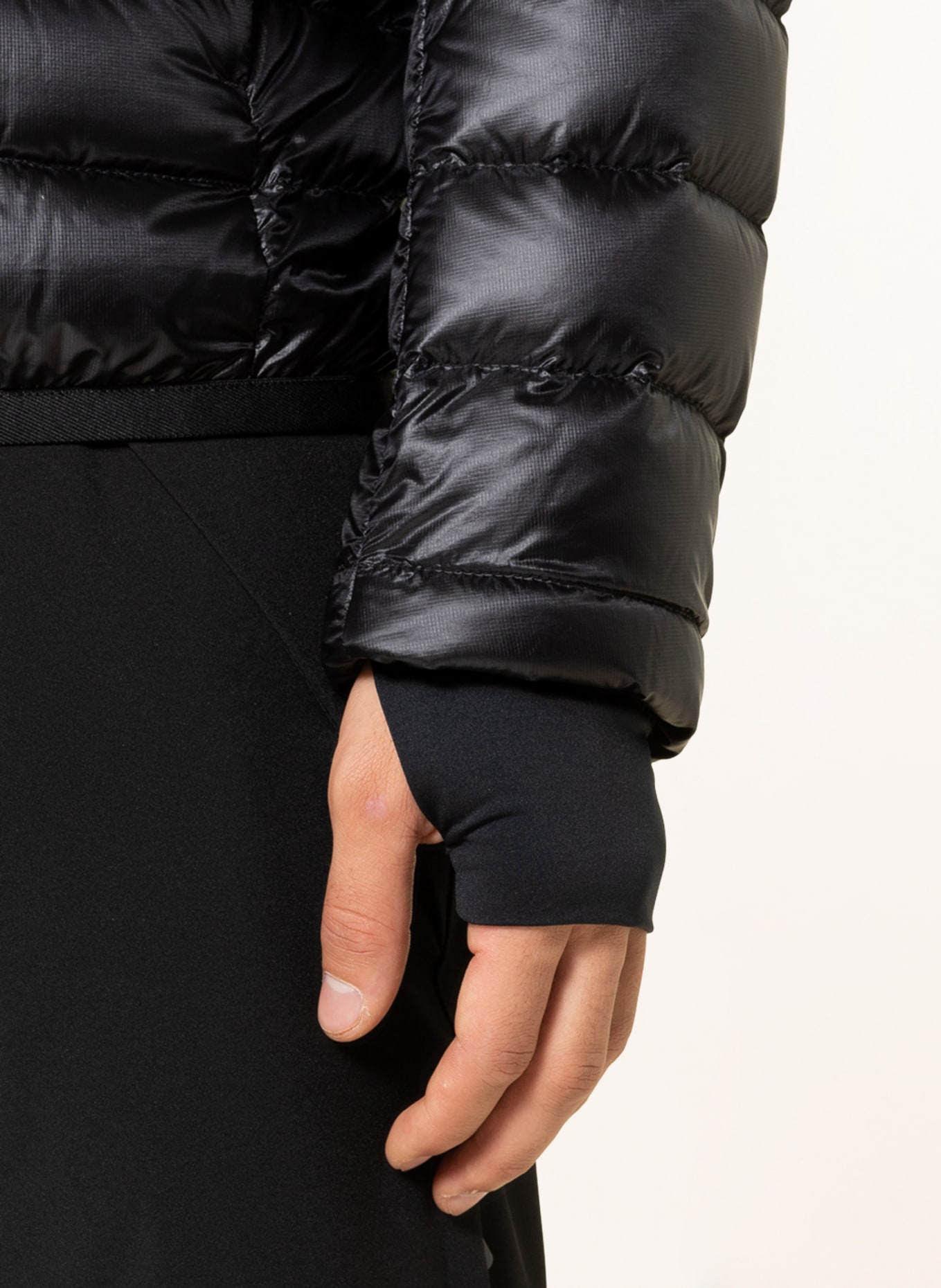 MONCLER GRENOBLE Lightweight down jacket HERS, Color: BLACK (Image 5)
