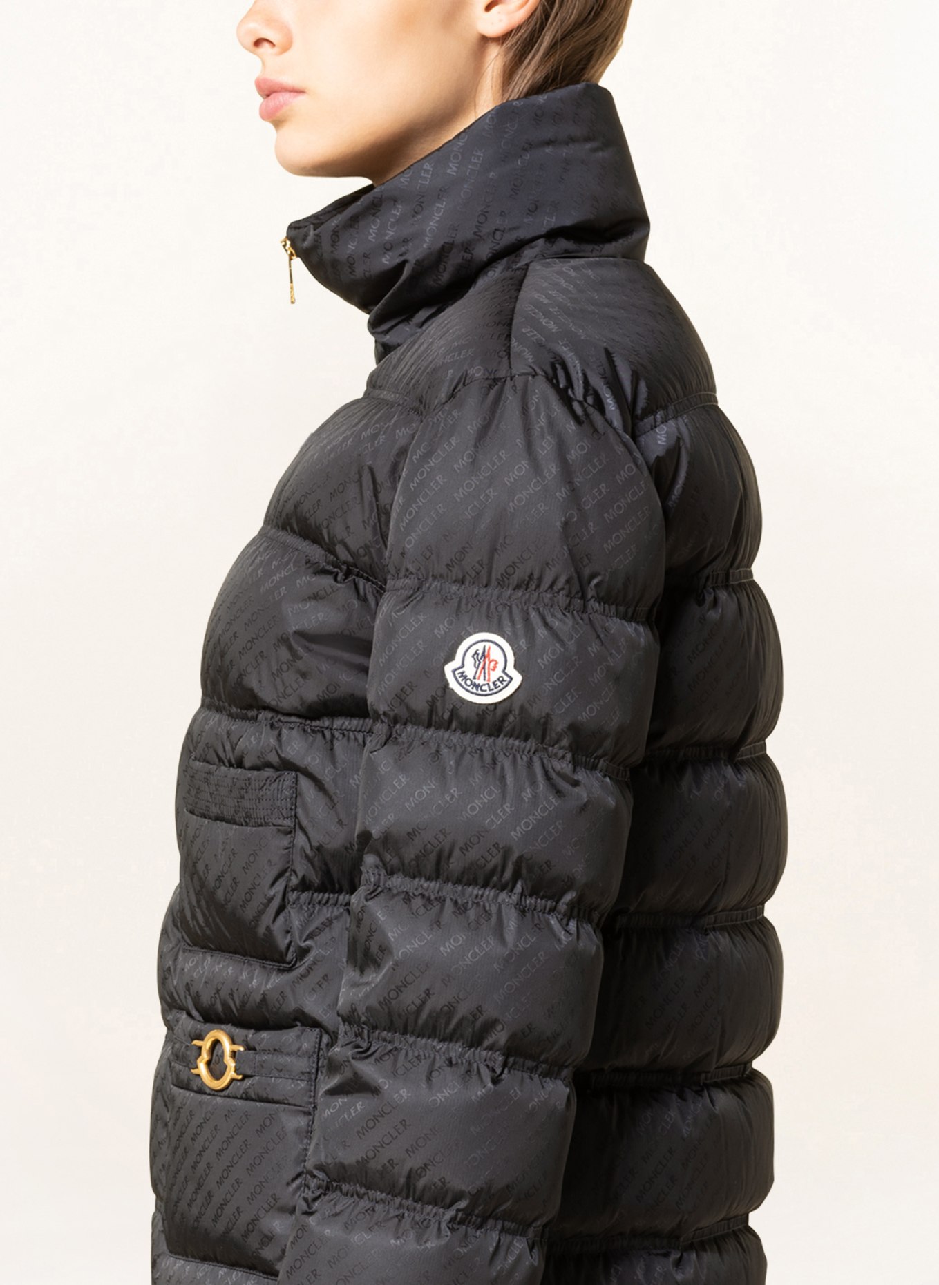 MONCLER Down jacket FER, Color: BLACK (Image 4)
