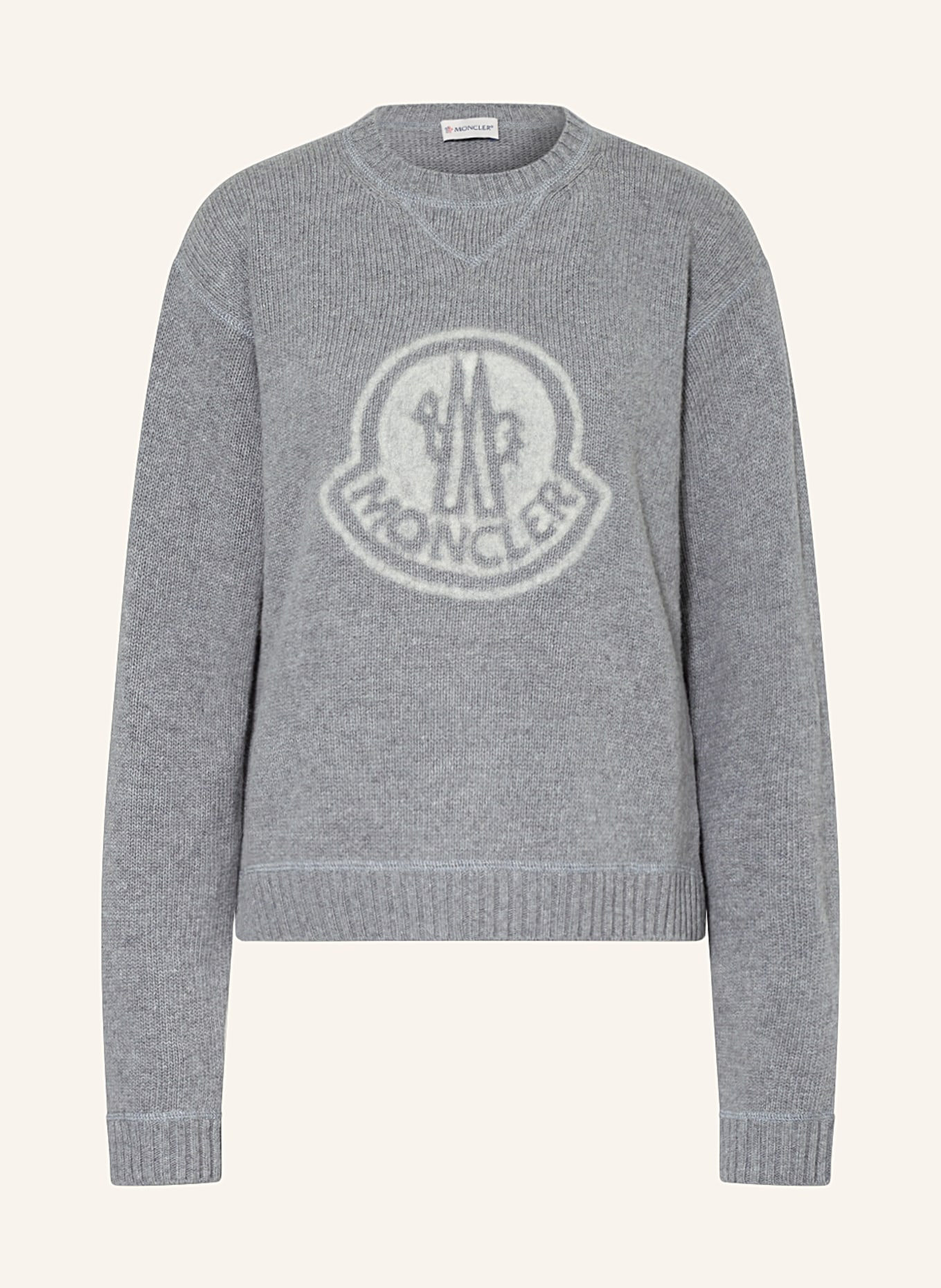 MONCLER Sweater, Color: GRAY (Image 1)