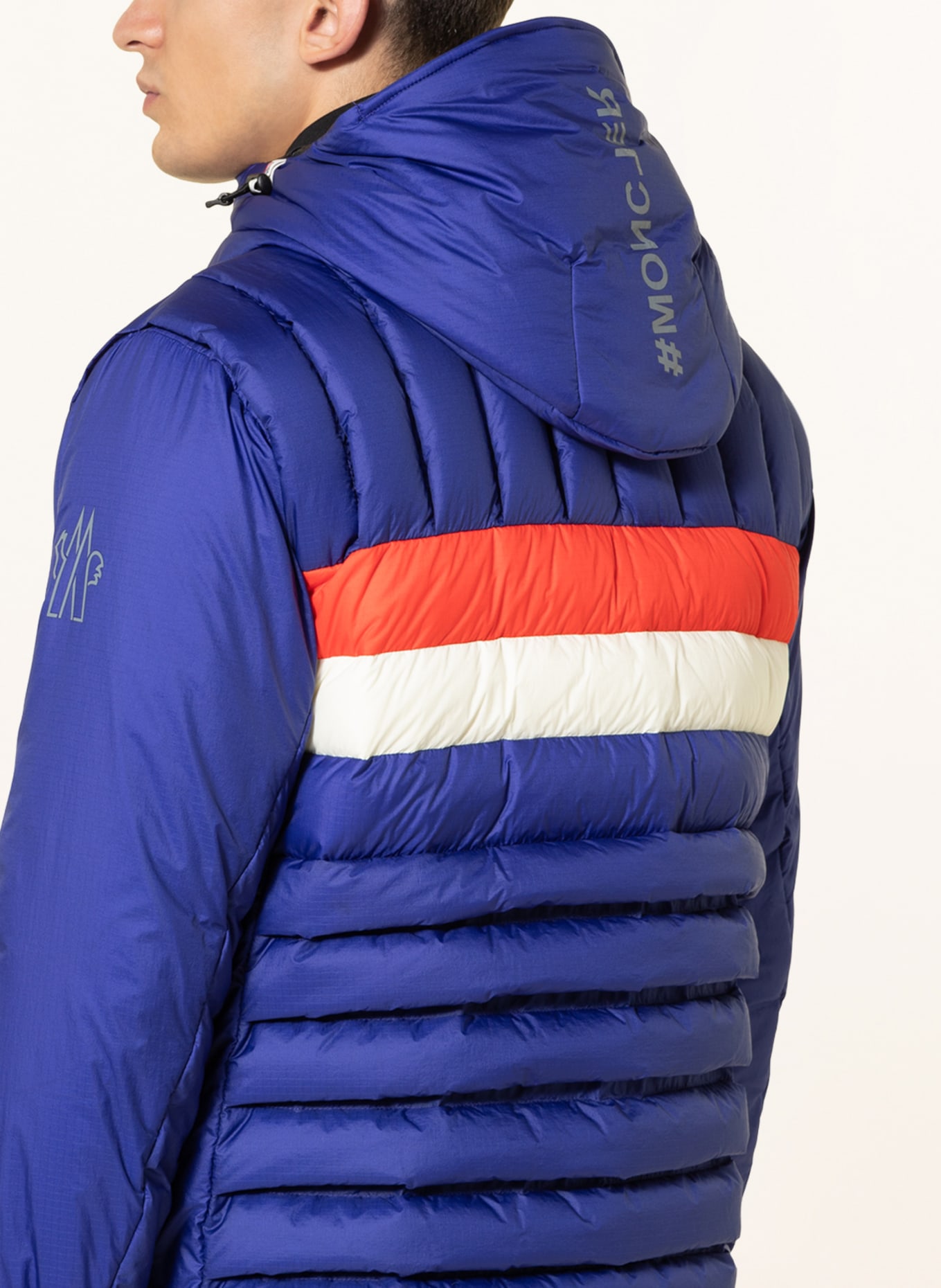MONCLER GRENOBLE Down jacket MONTHEY, Color: BLUE (Image 6)