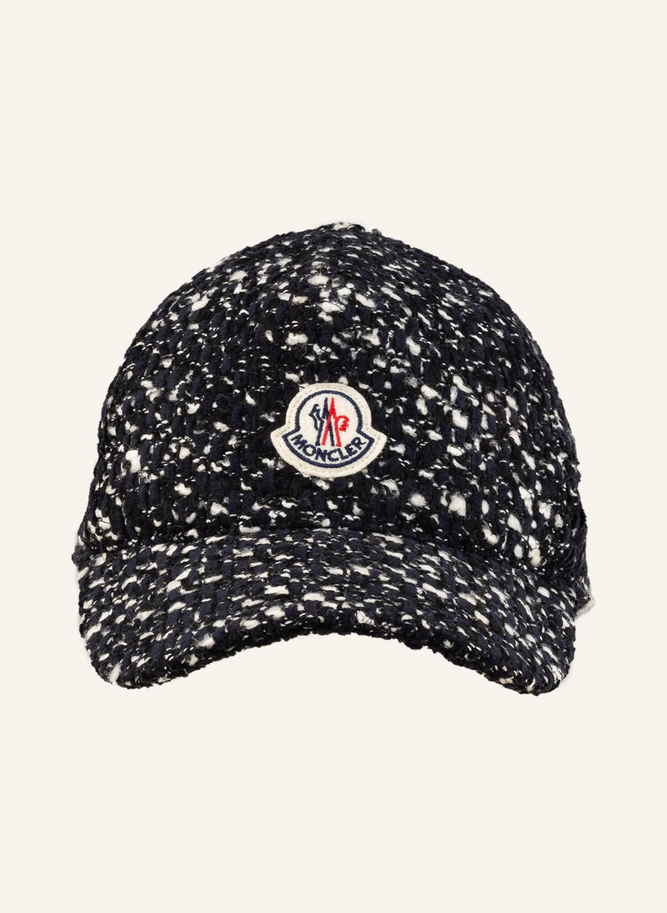 MONCLER Tweed cap , Color: BLACK (Image 2)