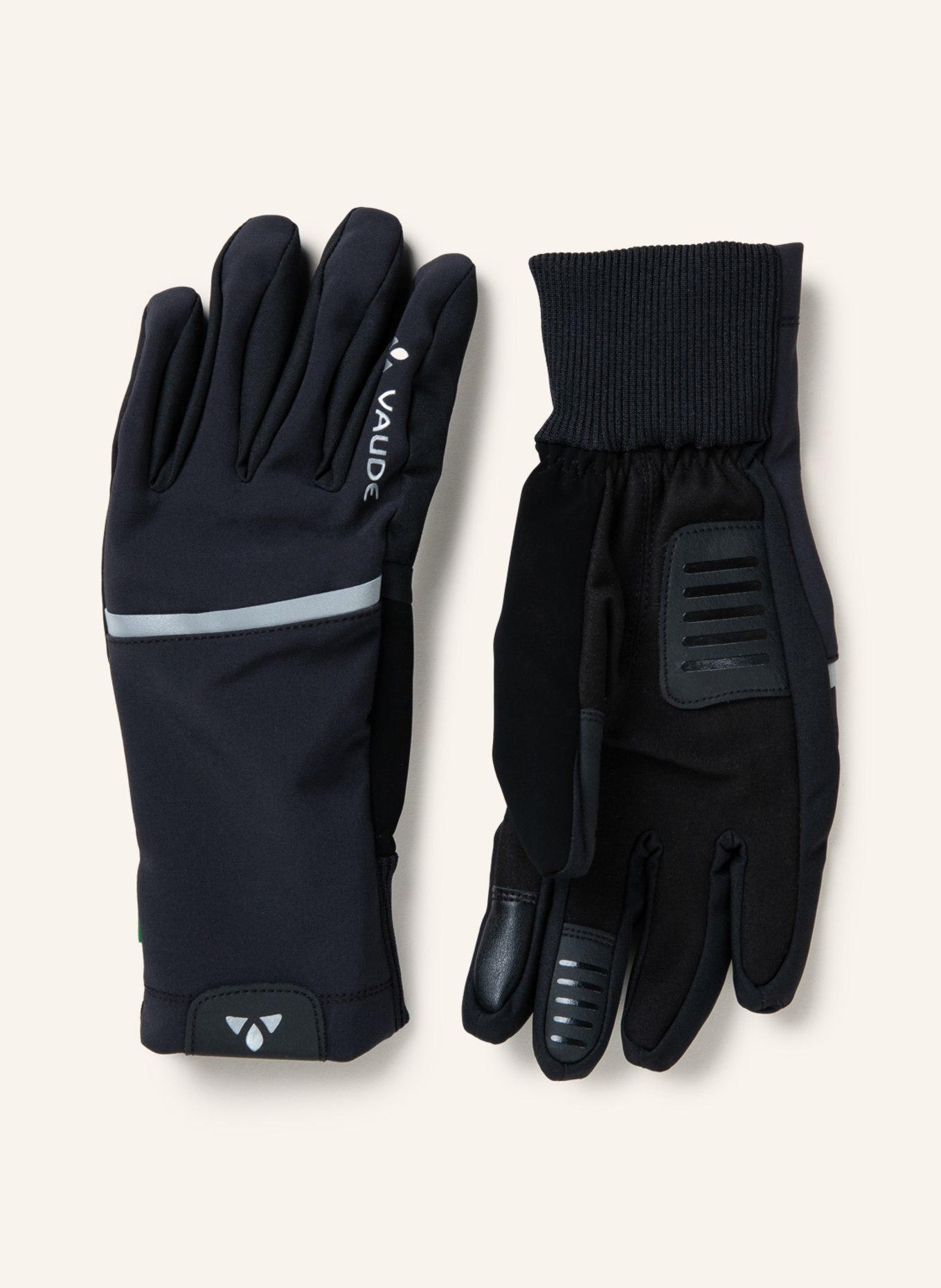 VAUDE Cycling gloves HANKO II, Color: BLACK (Image 1)