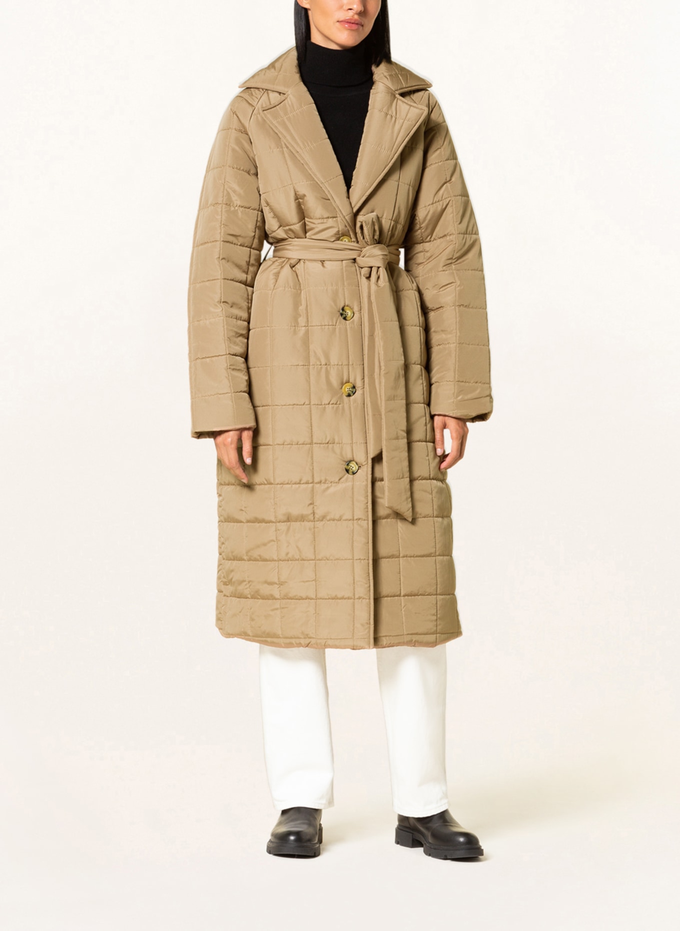 gina tricot Quilted coat YAYA, Color: CAMEL (Image 2)