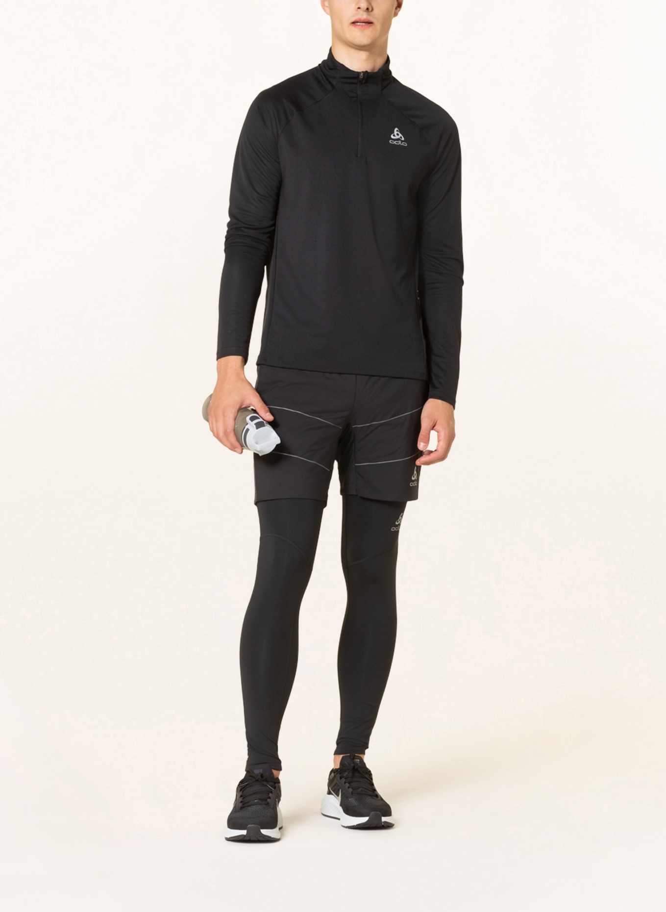 odlo Running tights ZEROWEIGHT, Color: BLACK (Image 2)