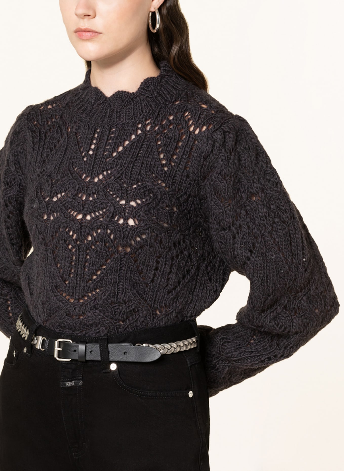 MARANT ÉTOILE Sweater GALI, Color: DARK GRAY (Image 4)