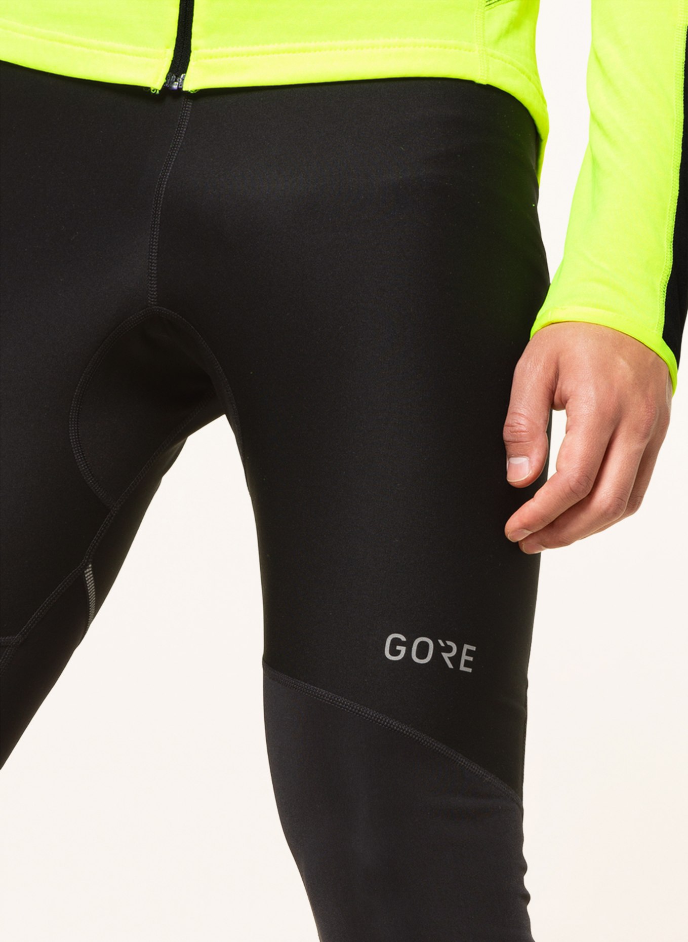 GORE RUNNING WEAR Running tights PARTIAL GORE® WINDSTOPPER®, Color: BLACK (Image 5)