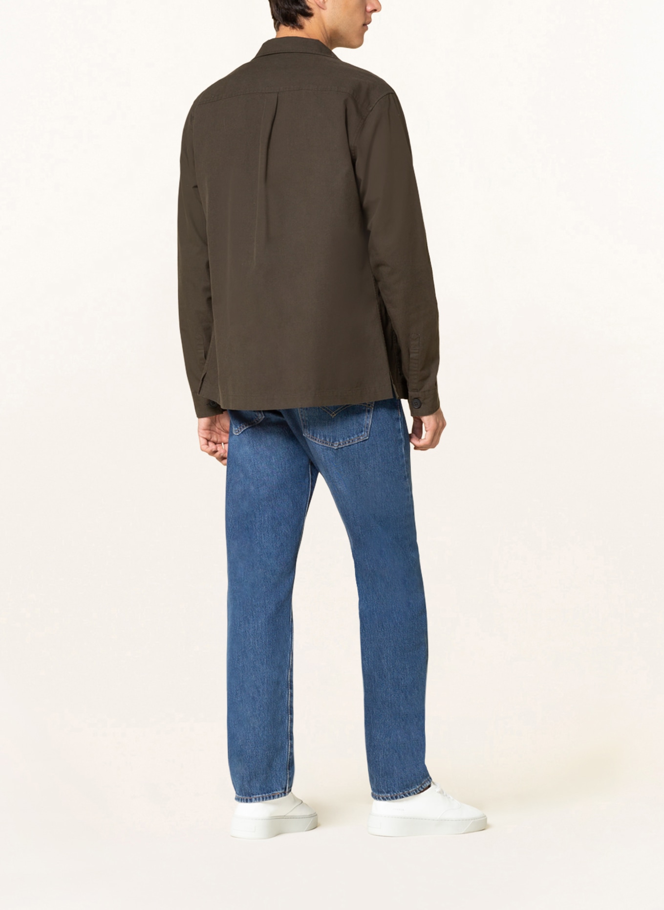 PAUL Overshirt, Color: OLIVE (Image 3)