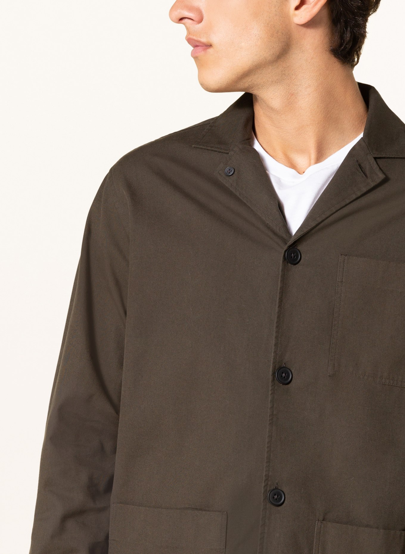 PAUL Overshirt, Color: OLIVE (Image 4)