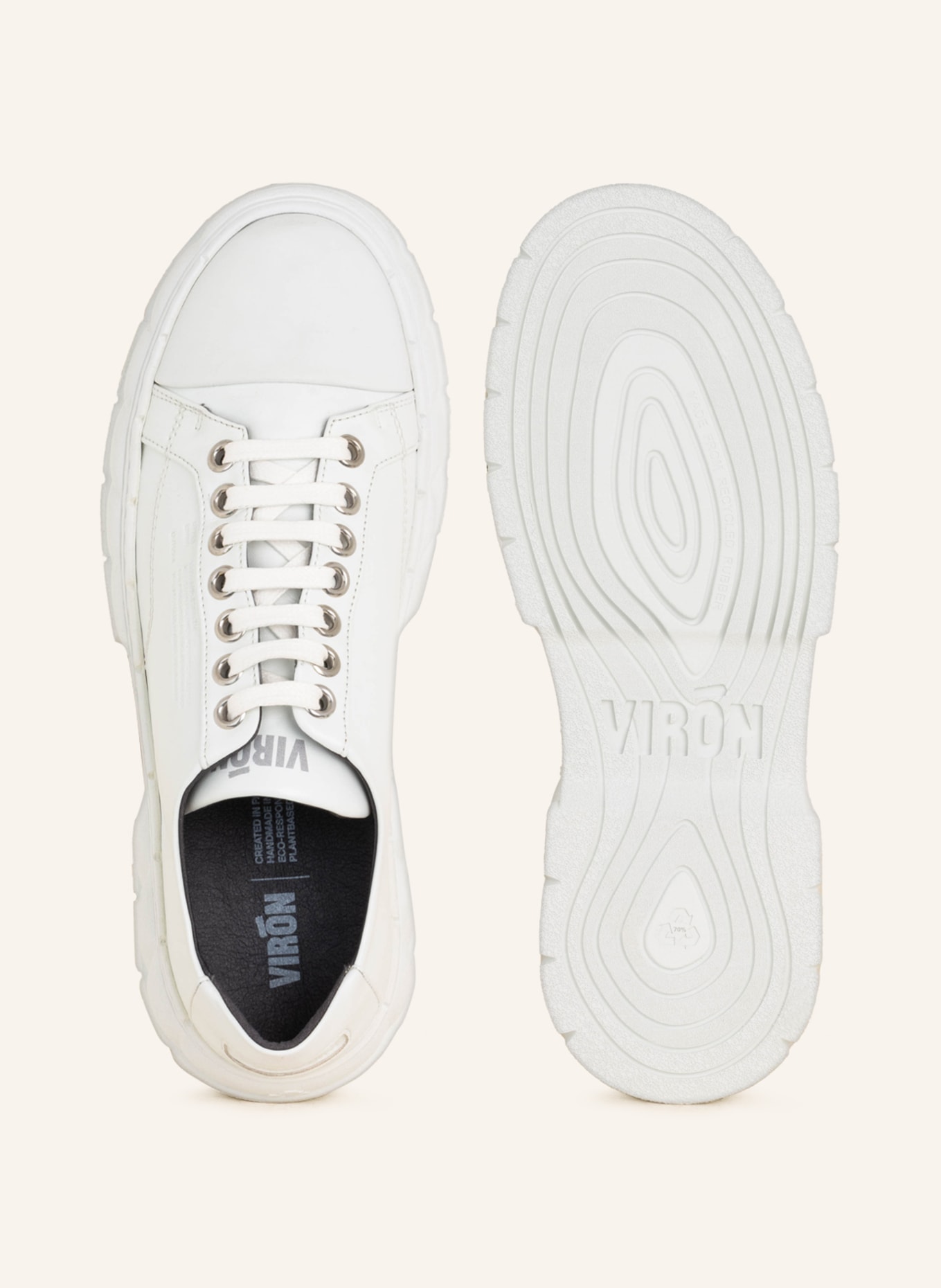VIRÒN Sneakers 1968 APPLESKIN, Color: WHITE (Image 5)