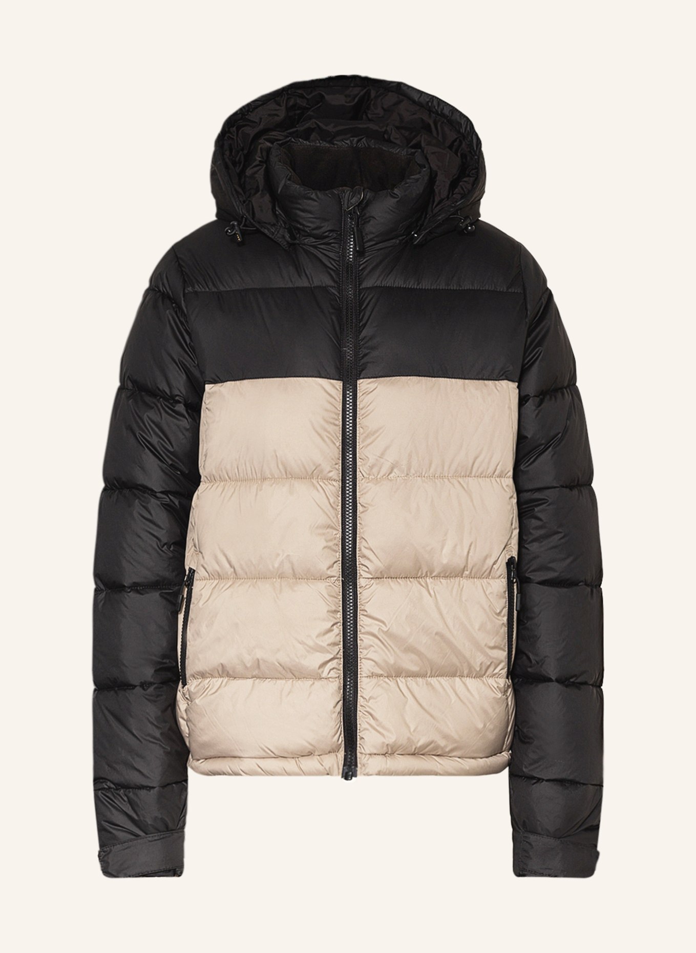 O'NEILL Quilted jacket ORIGINALS PUFFER, Color: BLACK/ BEIGE (Image 1)