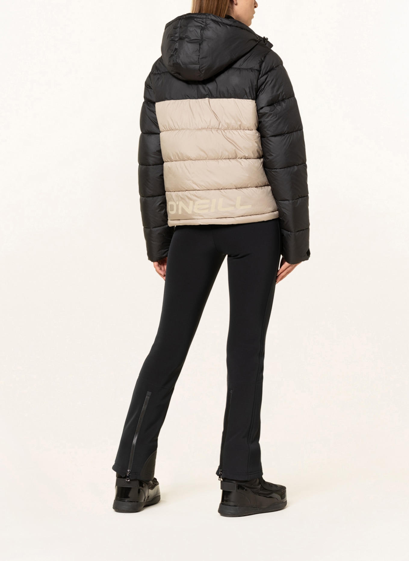 O'NEILL Quilted jacket ORIGINALS PUFFER, Color: BLACK/ BEIGE (Image 3)