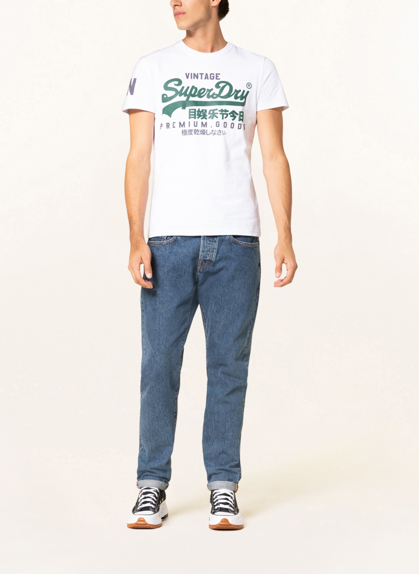 Superdry T-shirt , Color: WHITE (Image 2)