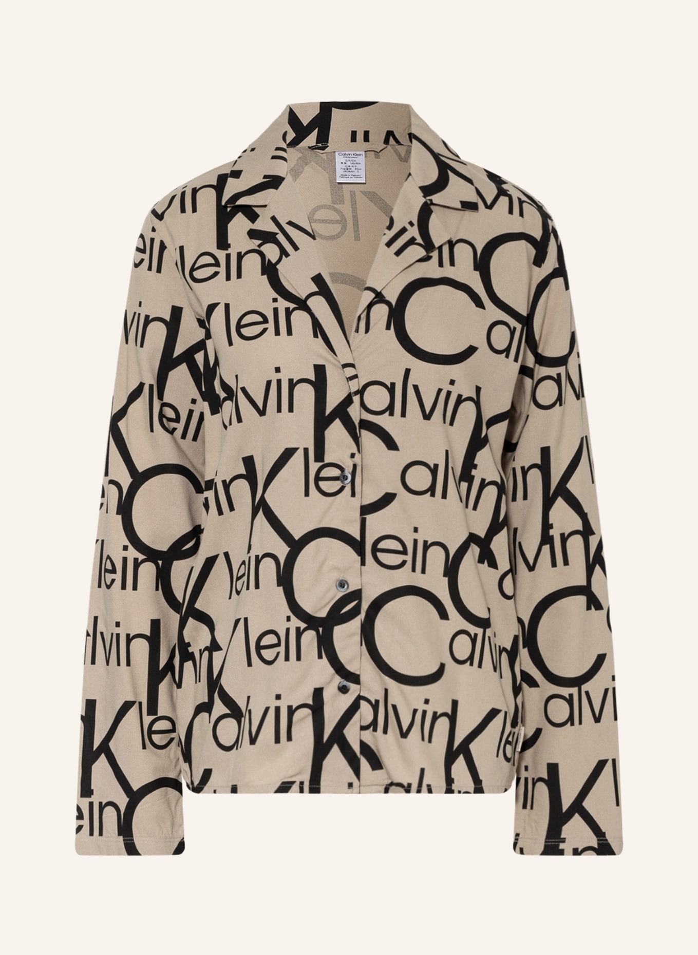 Calvin Klein Schlafshirt, Farbe: BEIGE (Bild 1)