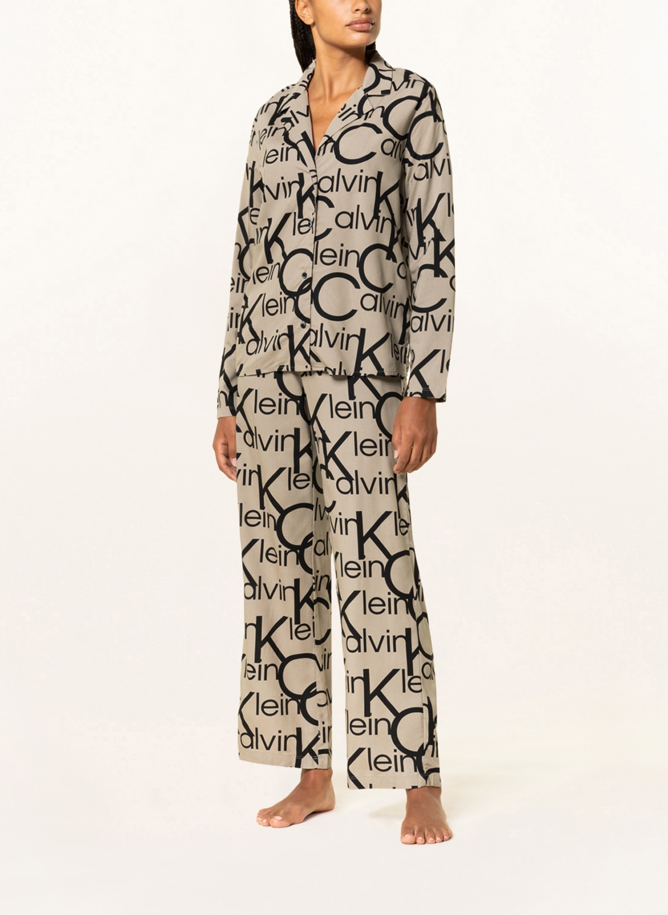 Calvin Klein Pajama shirt, Color: BEIGE (Image 2)