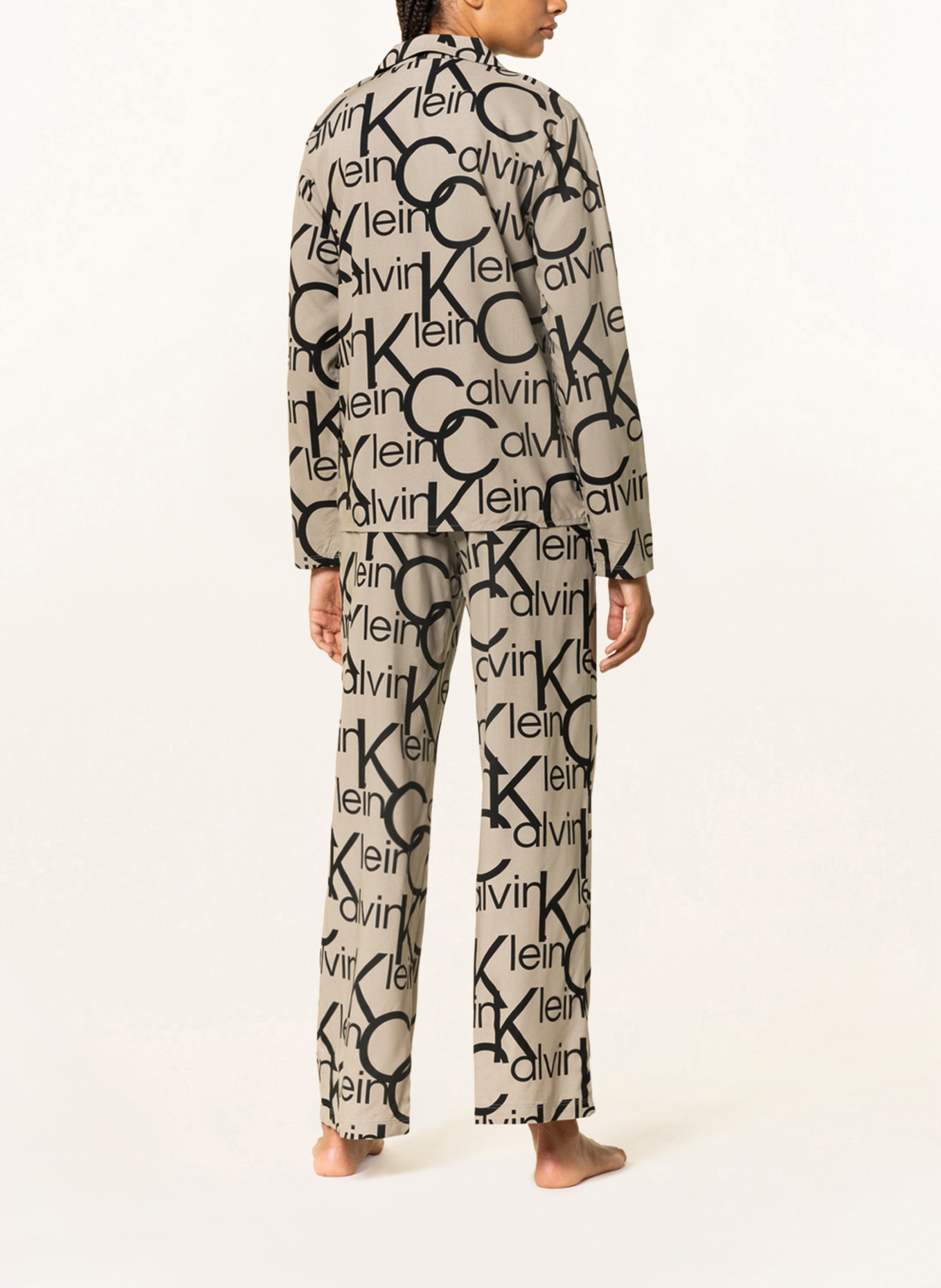 Calvin Klein Pajama shirt, Color: BEIGE (Image 3)