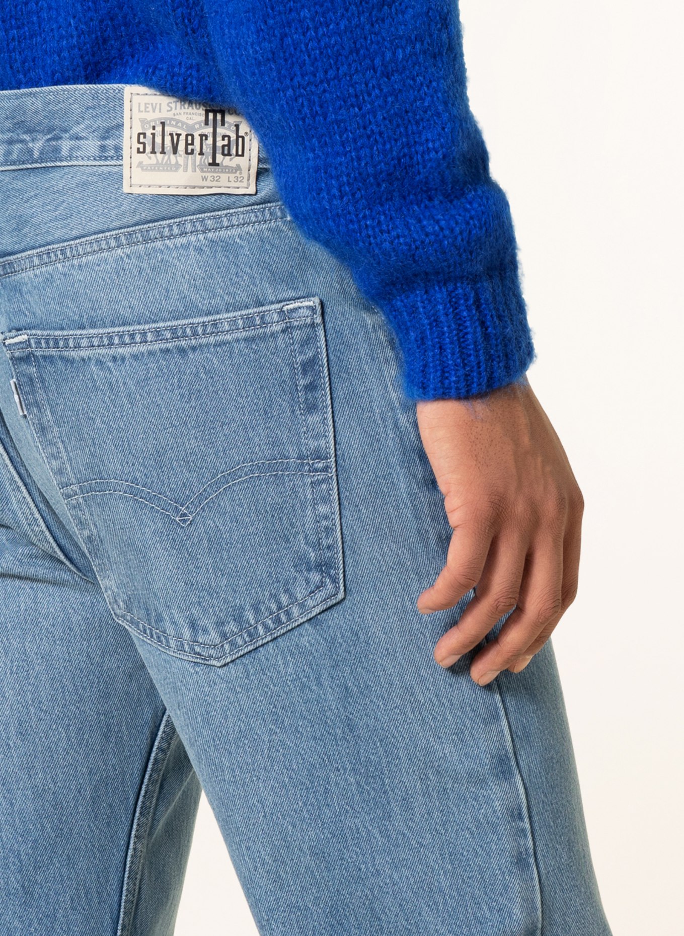 Levi's® Jeans SILVERTAB® Straight Fit, Farbe: 00 Med Indigo - Worn In (Bild 5)