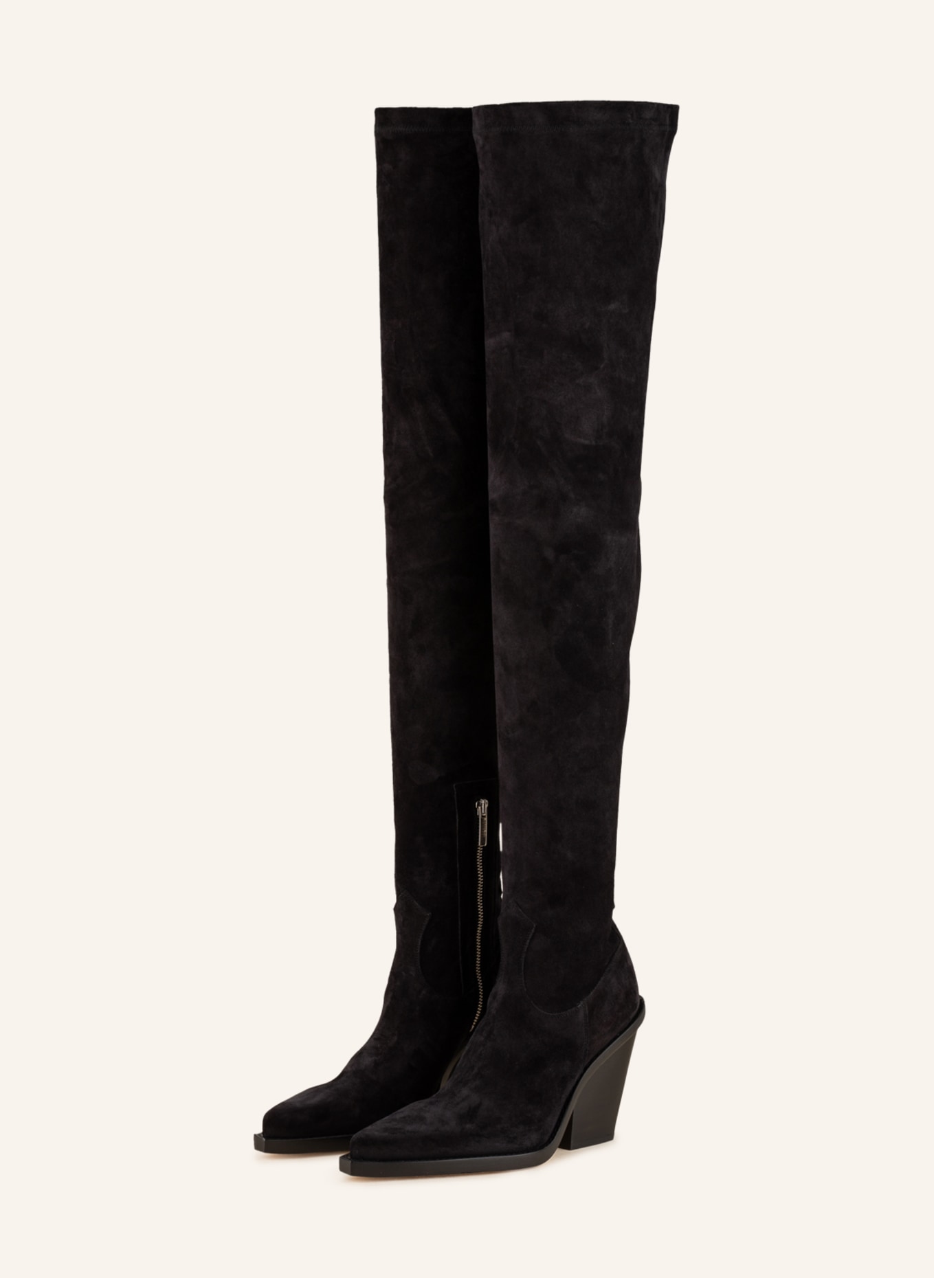 PARIS TEXAS Over the knee boots VEGAS, Color: BLACK (Image 1)