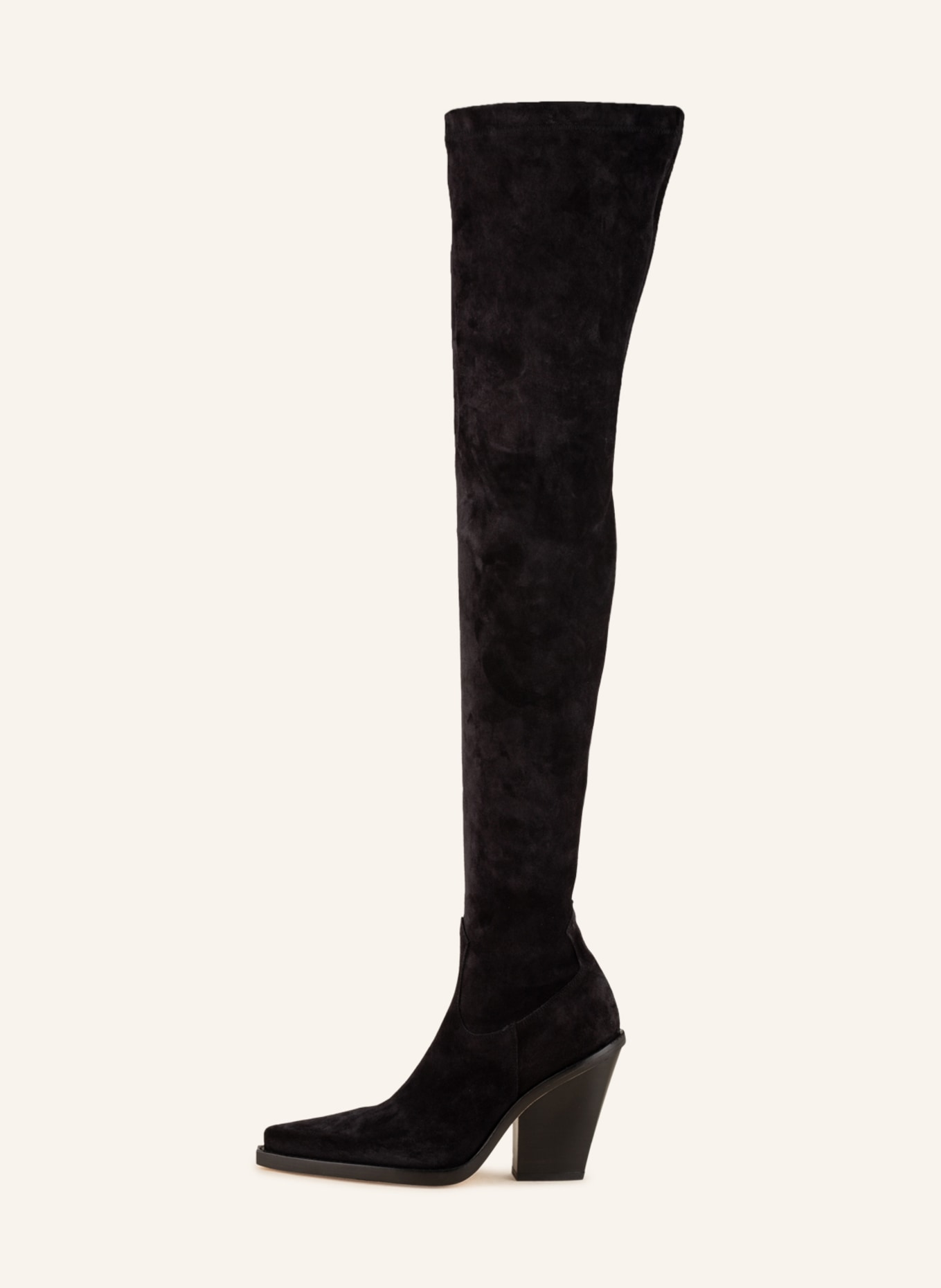 PARIS TEXAS Over the knee boots VEGAS, Color: BLACK (Image 4)
