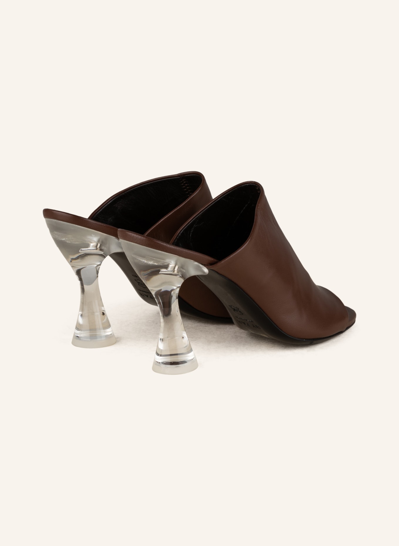 BY FAR Mules LUZ, Color: BROWN (Image 2)