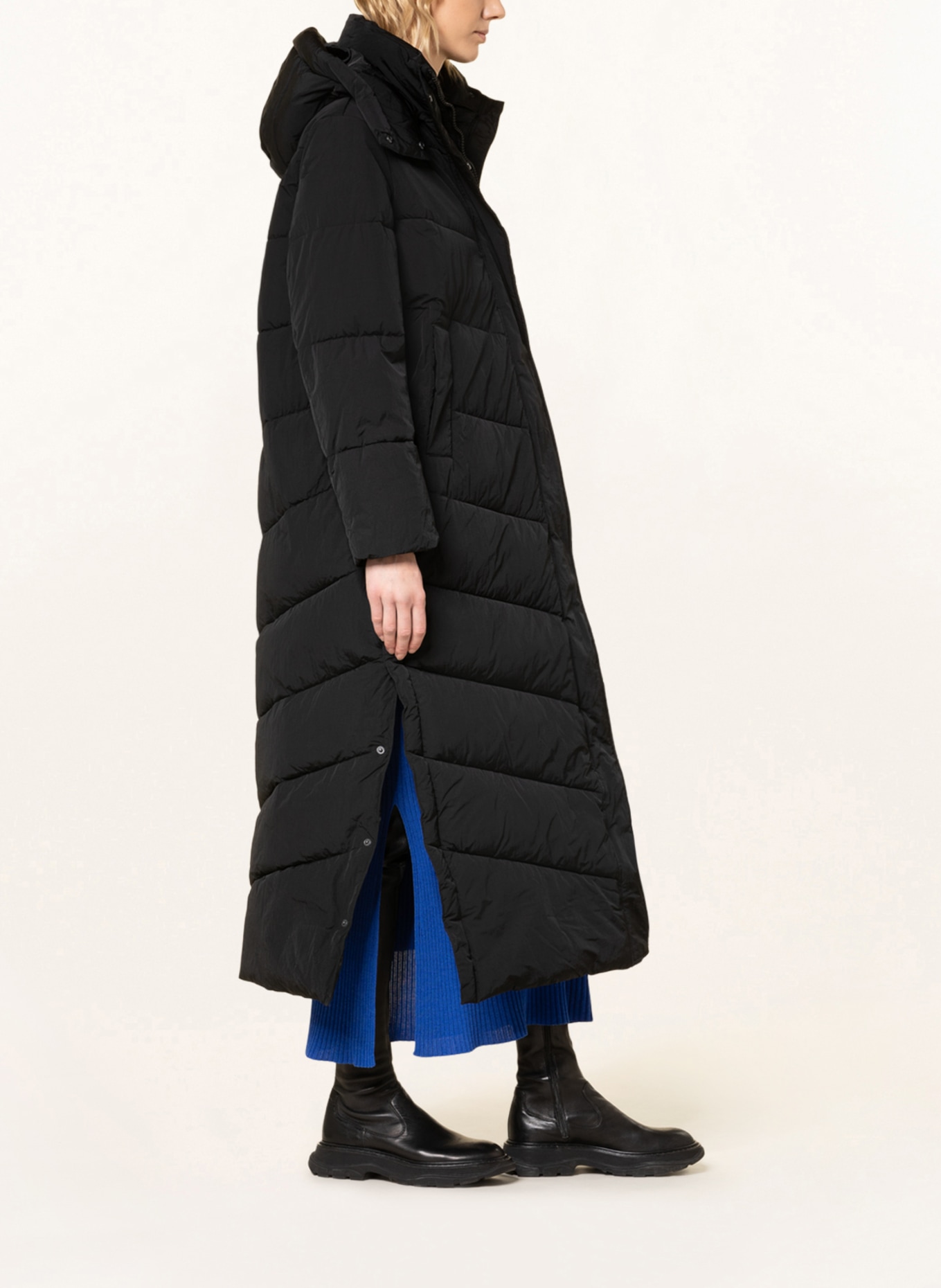 Calvin Klein Steppmantel mit abnehmbarer Kapuze, Farbe: SCHWARZ (Bild 4)