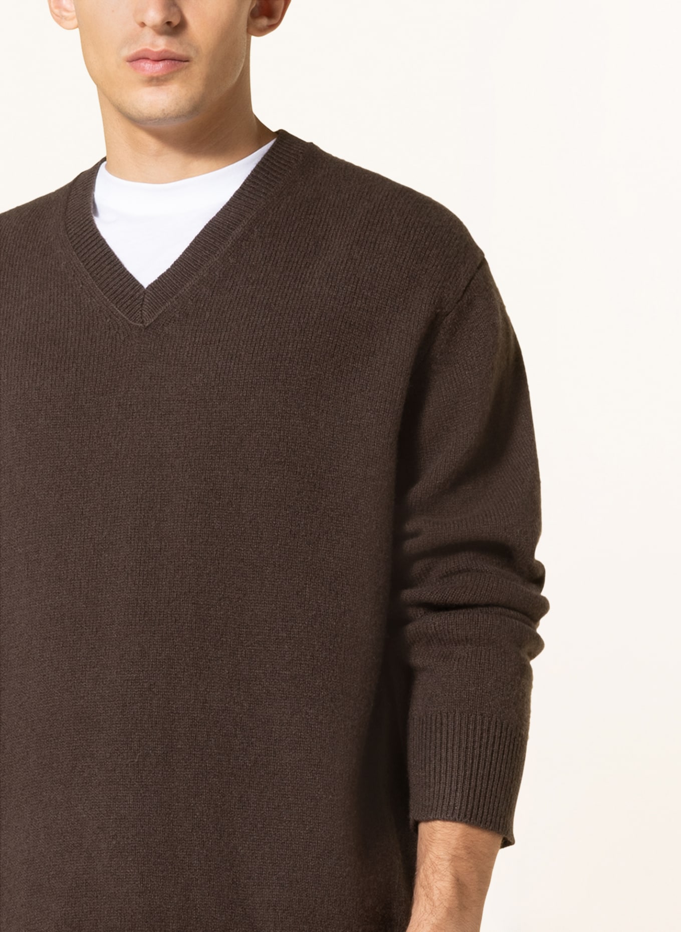 Acne Studios Sweater with cashmere , Color: DARK BROWN (Image 4)