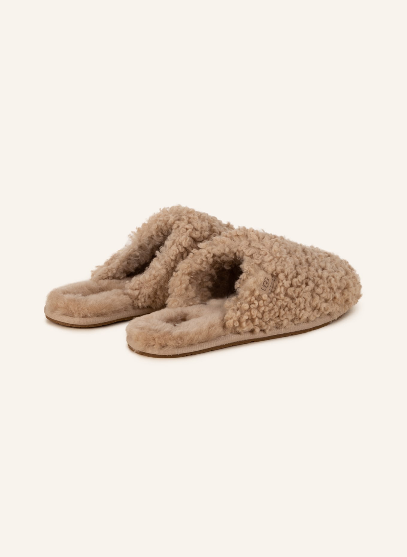 UGG Slippers MAXI CURLY, Color: CAMEL (Image 2)