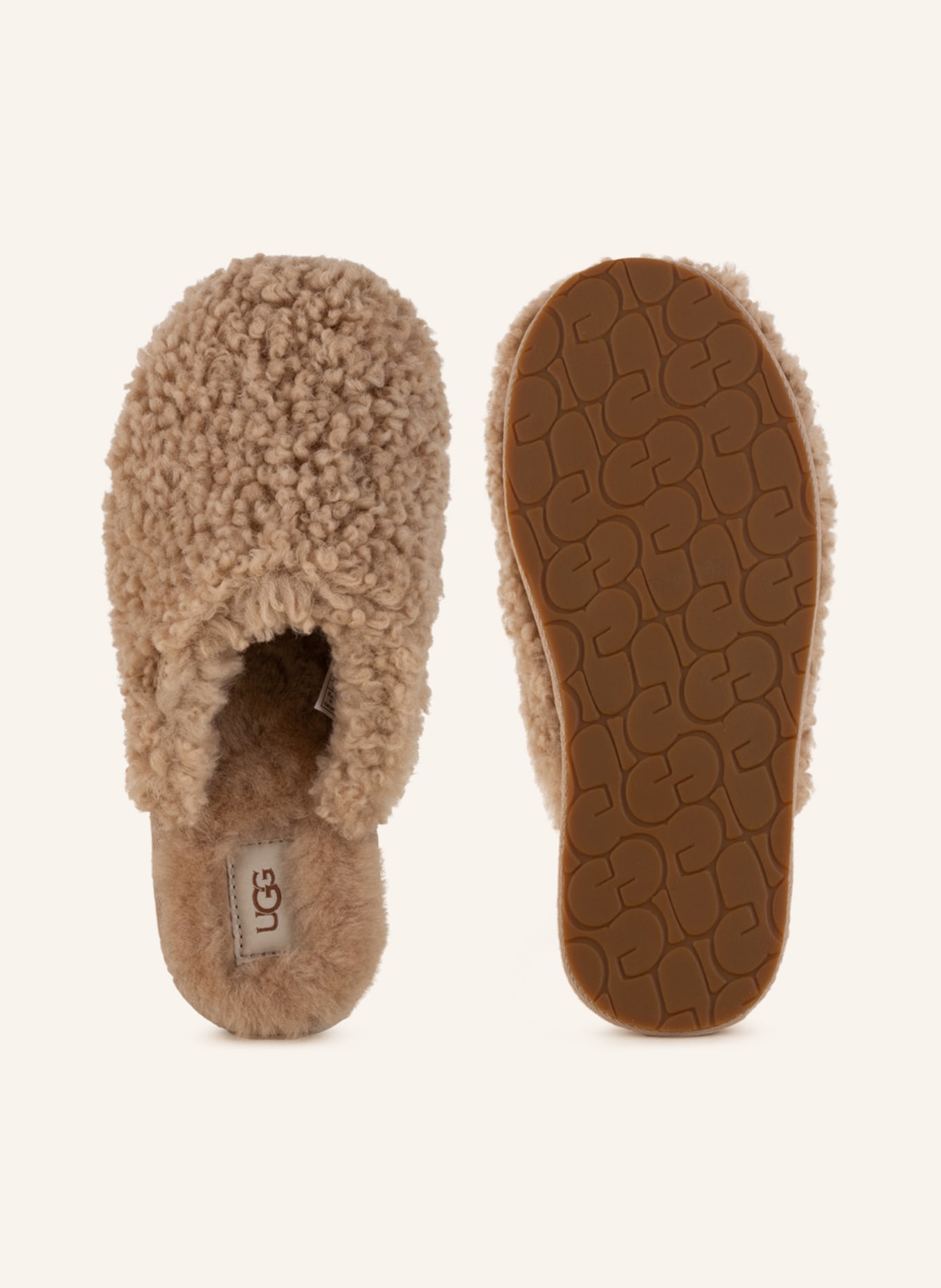 UGG Slippers MAXI CURLY, Color: CAMEL (Image 5)