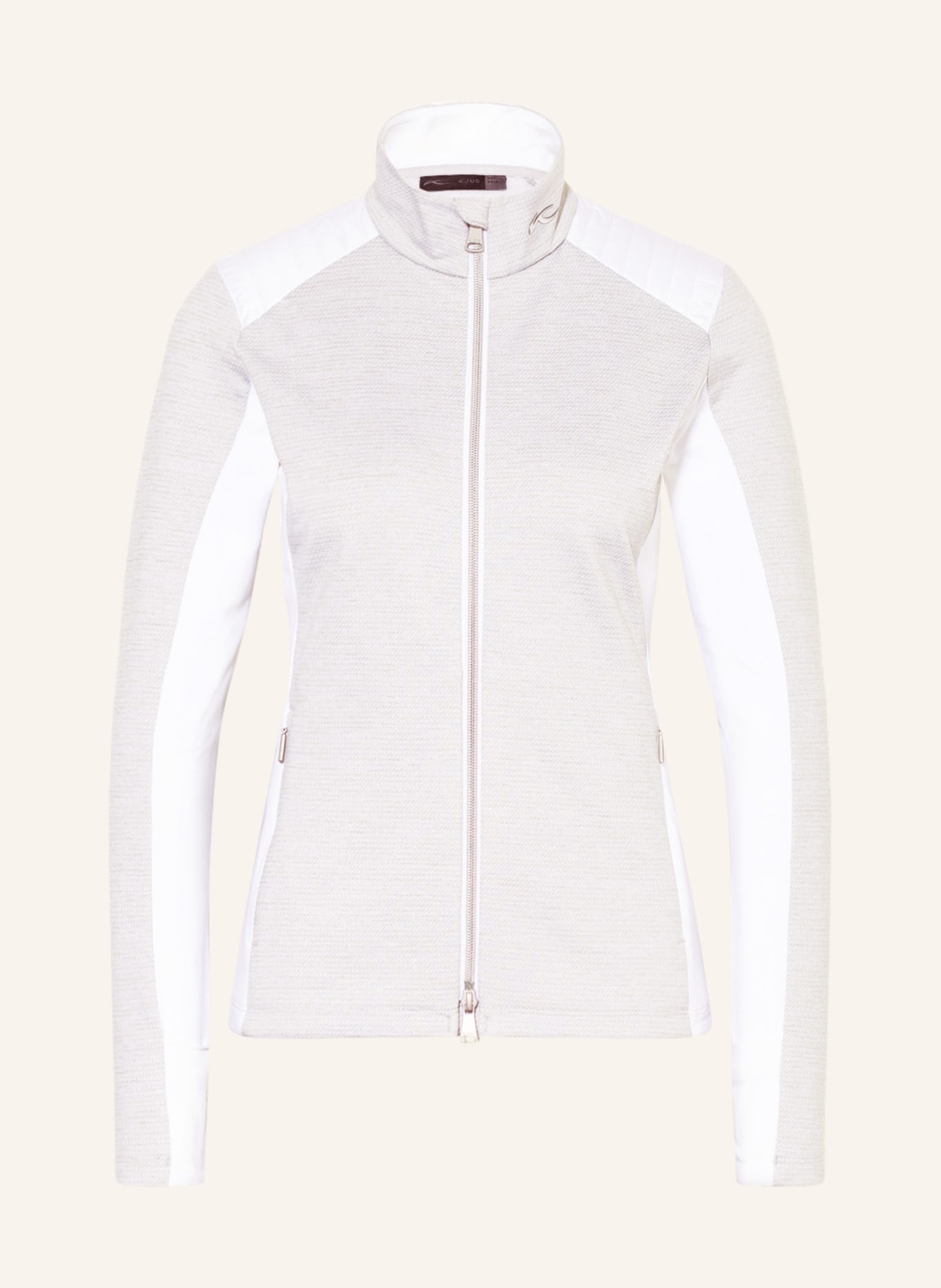 KJUS Midlayer jacket RADUN, Color: LIGHT GRAY/ WHITE (Image 1)