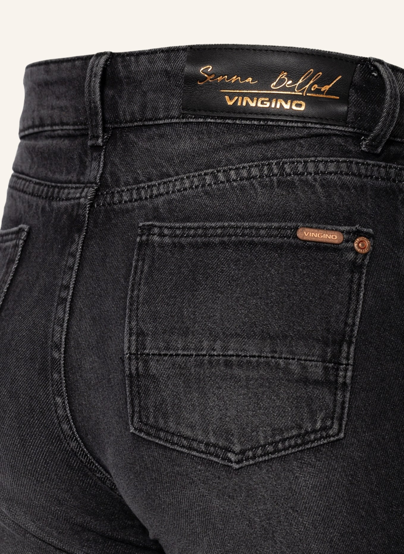 VINGINO Jeans LANI SPLIT Straight Fit, Farbe: SCHWARZ (Bild 3)
