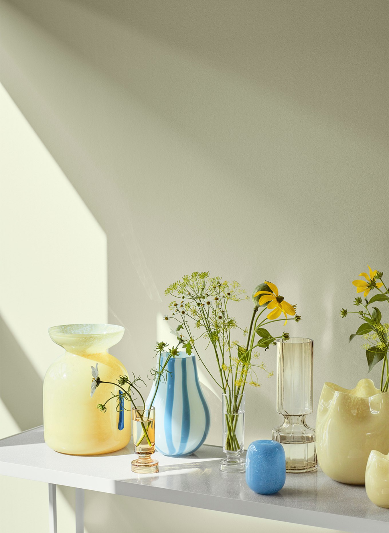 BROSTE COPENHAGEN Vase PETRA, Color: GRAY (Image 2)