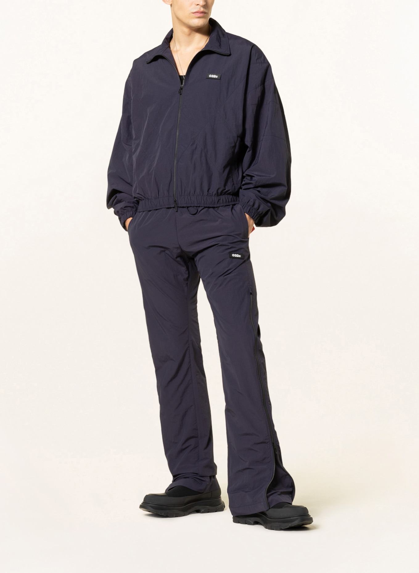 032c Trousers in jogger style, Color: DARK BLUE (Image 2)