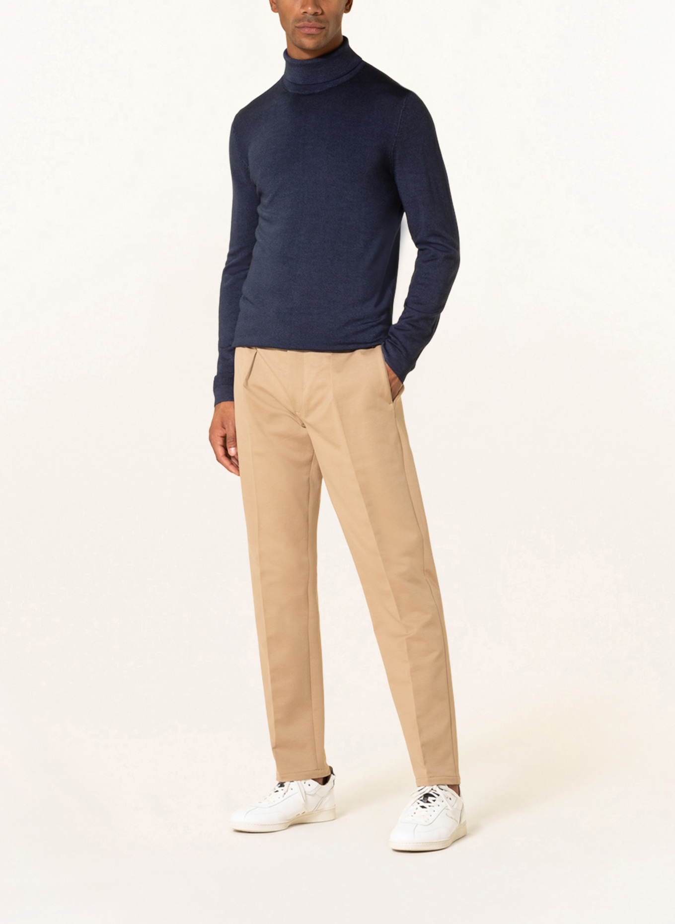 OLYMP Rollkragenpullover: DUNKELBLAU