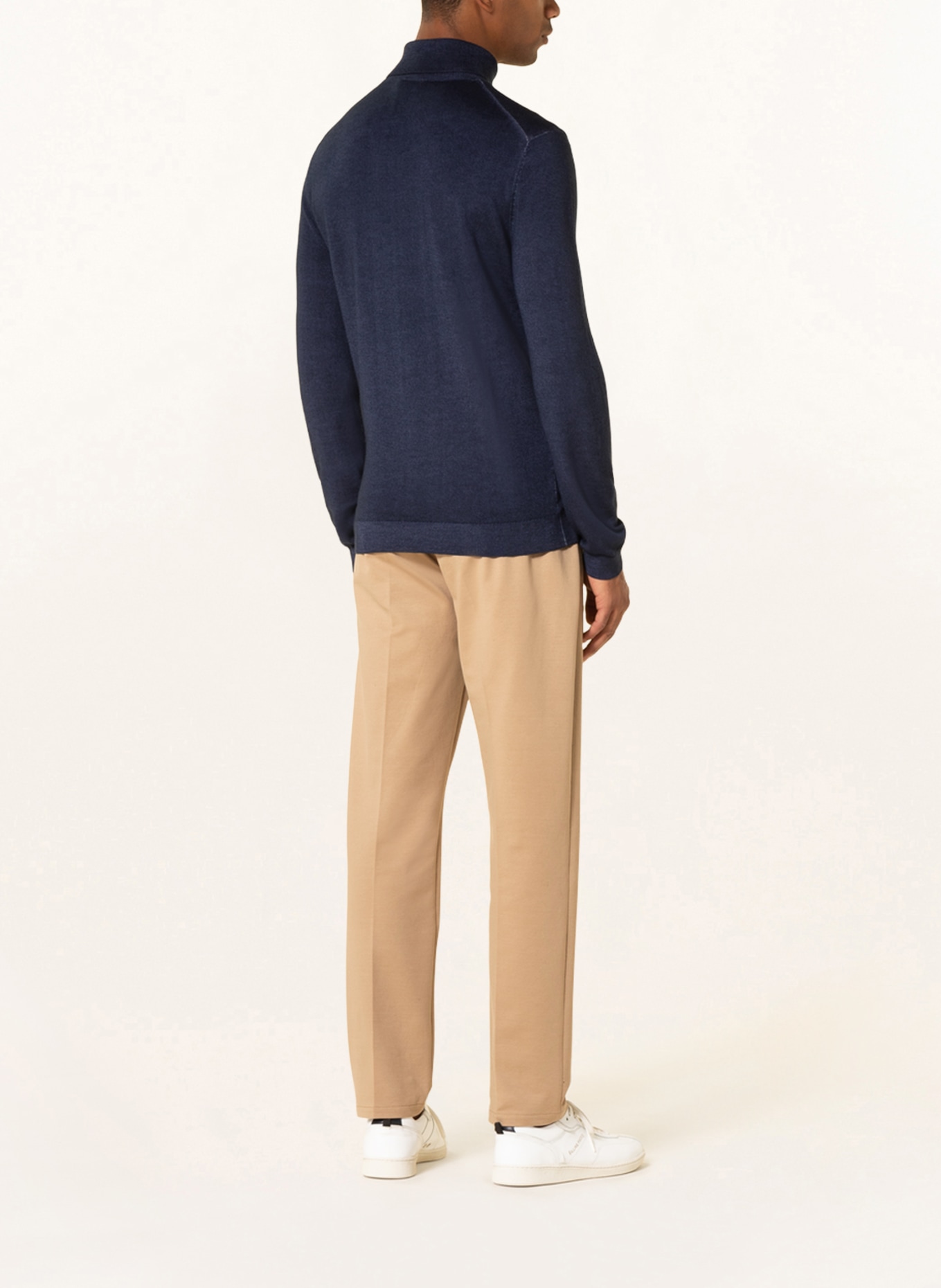 OLYMP Rollkragenpullover: DUNKELBLAU