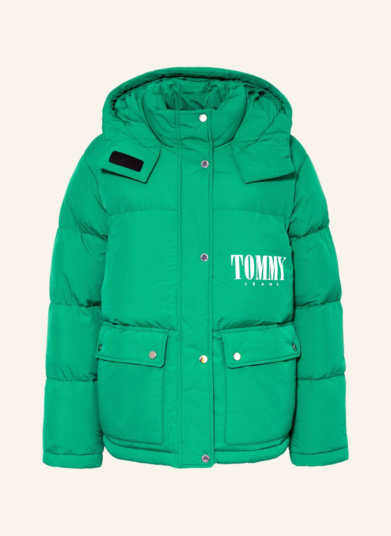 TOMMY JEANS Quilted jacket, Color: GREEN (Image 1)