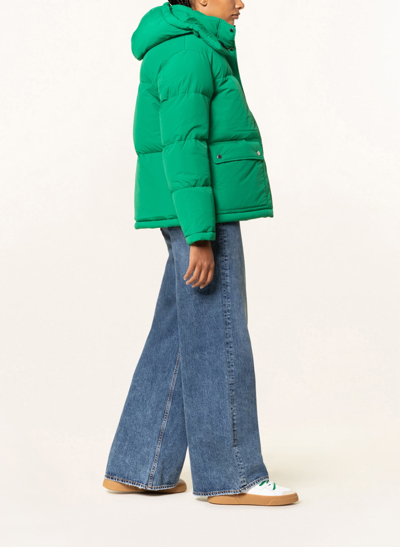 TOMMY JEANS Quilted jacket, Color: GREEN (Image 4)