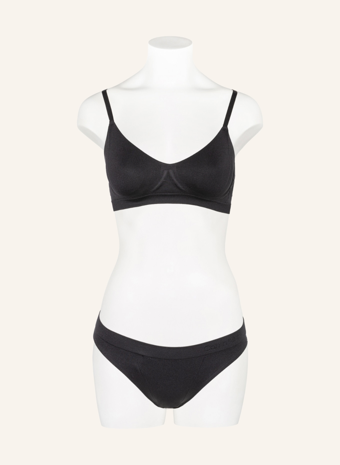 Calvin Klein Bustier BONDED FLEX: SCHWARZ