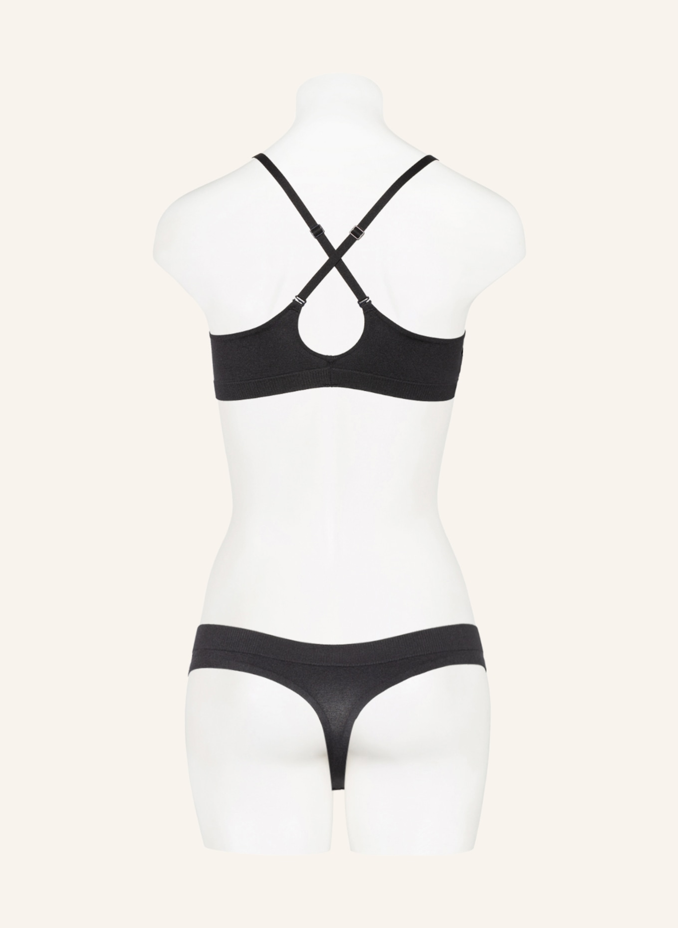 Calvin Klein Bustier BONDED FLEX: SCHWARZ