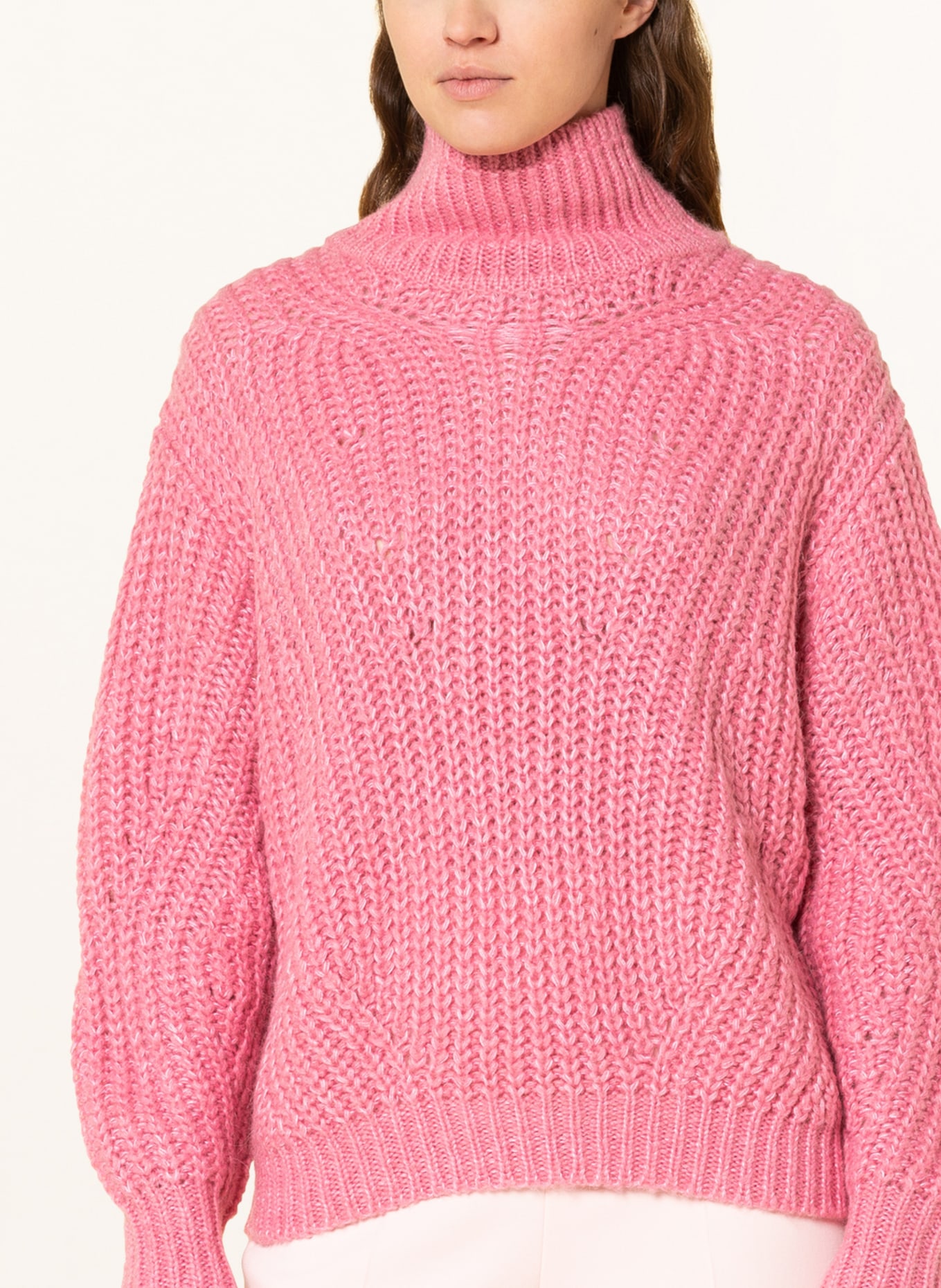 darling harbour Turtleneck sweater, Color: PINK (Image 4)