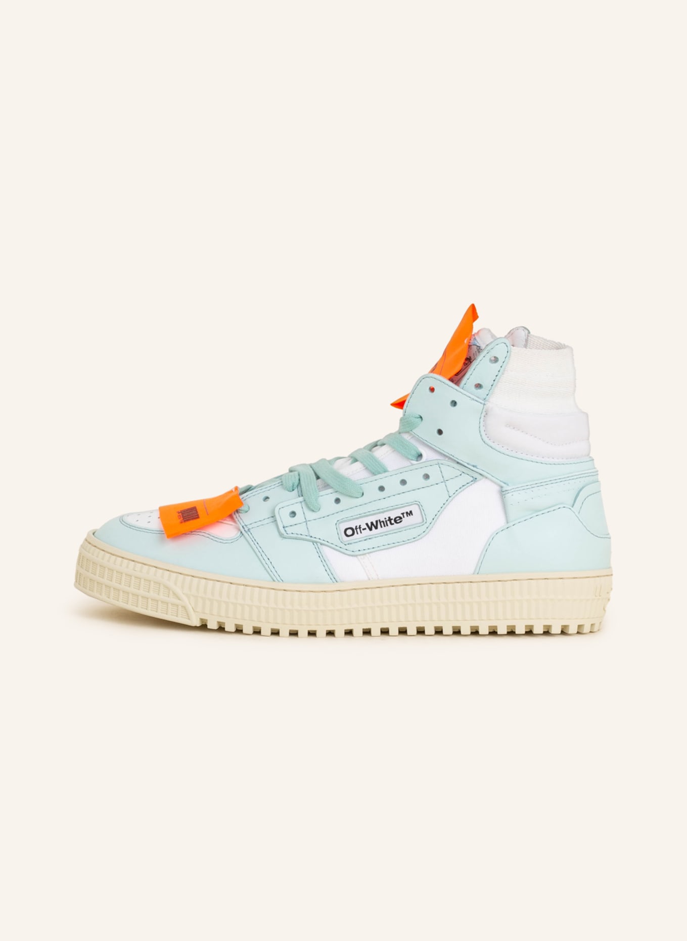 Off-White High-top sneakers 3.0 OFF COURT, Color: LIGHT BLUE/ WHITE (Image 4)