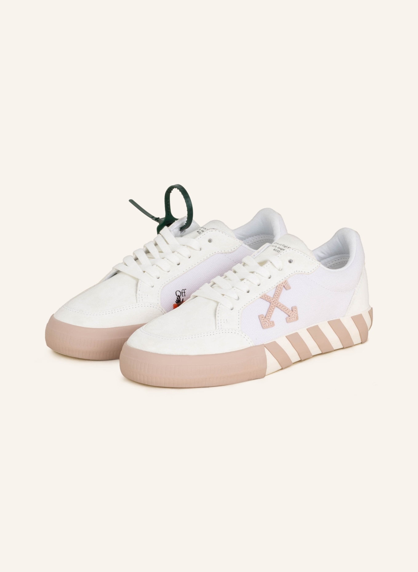 Off-White Sneakers LOW VULCANIZED, Color: WHITE/ ROSE (Image 1)