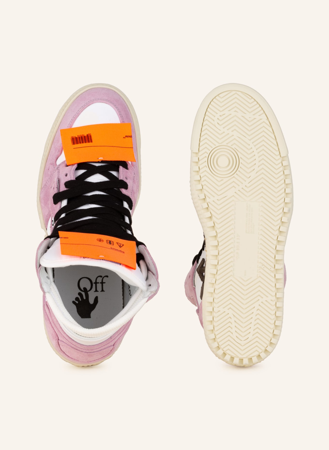 Off-White High-top sneakers OFF COURT 3.0 , Color: LIGHT PURPLE/ WHITE (Image 5)