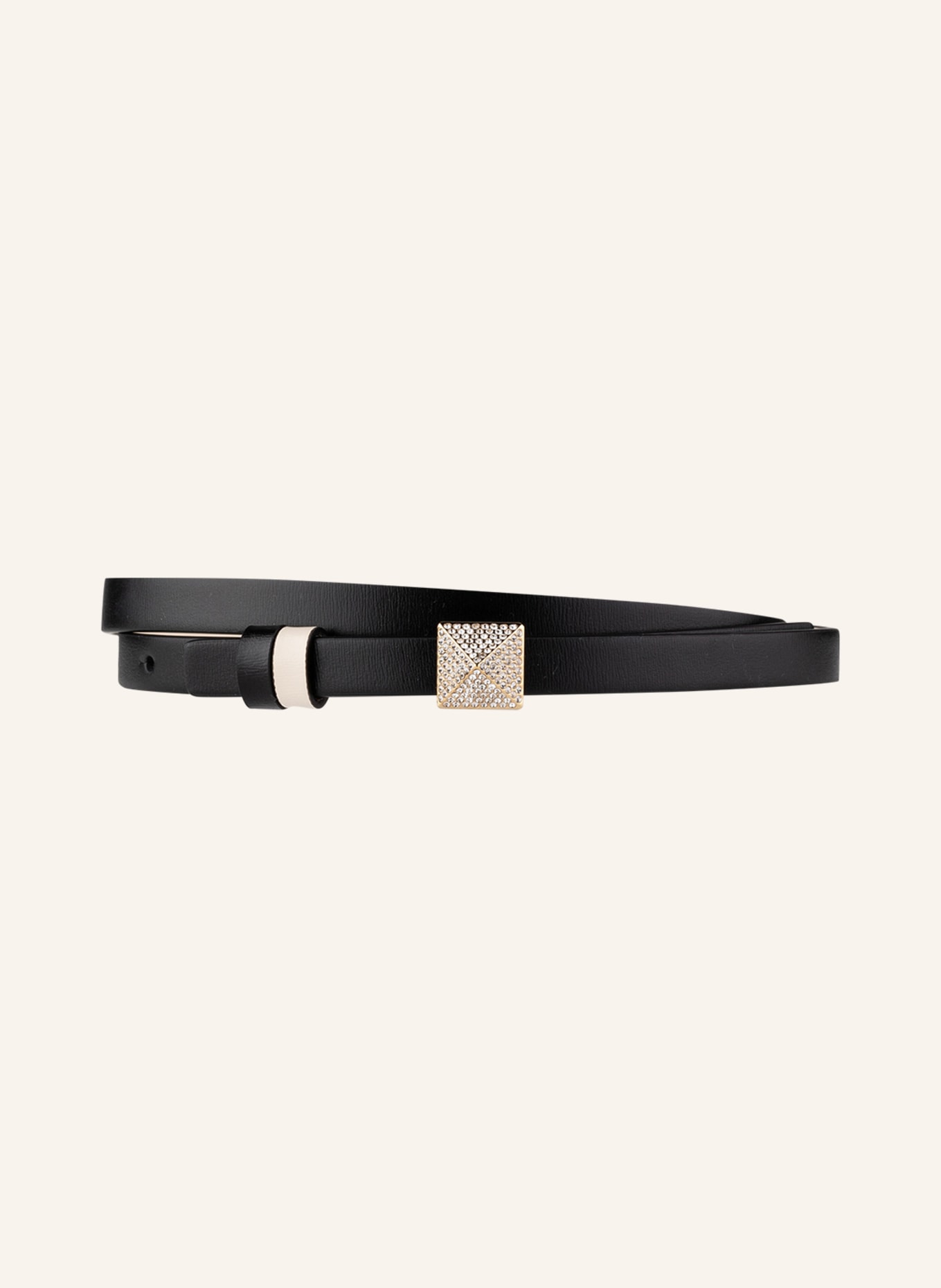 VALENTINO GARAVANI Leather belt, Color: BLACK (Image 1)