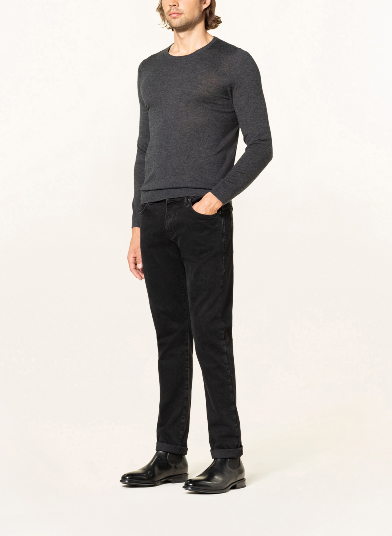 OLYMP Pullover, Farbe: DUNKELGRAU (Bild 2)
