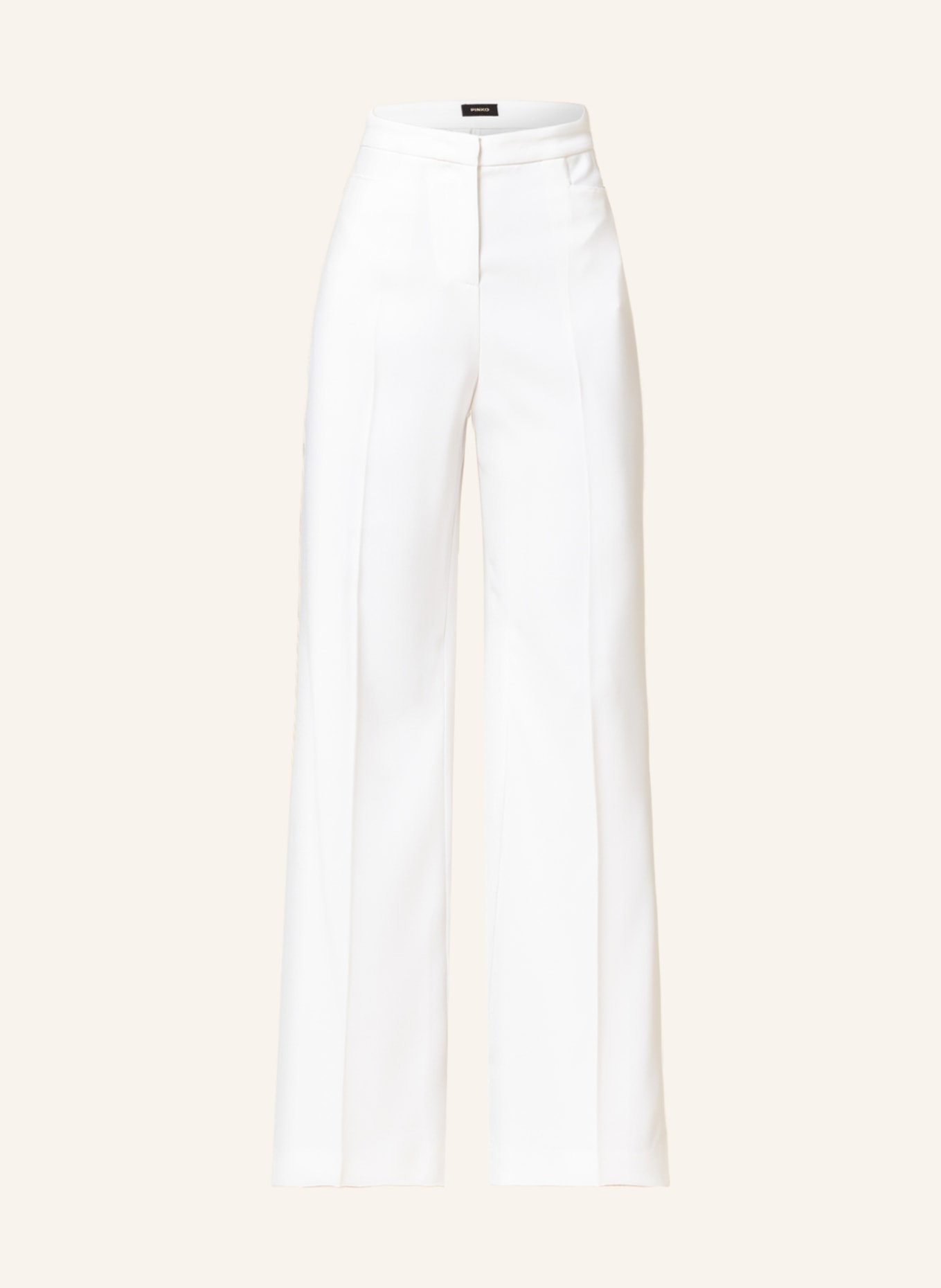 PINKO Wide leg trousers PIERANGELA , Color: WHITE (Image 1)