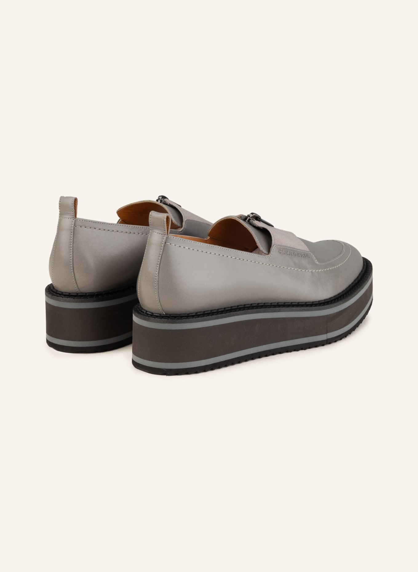 CLERGERIE Platform loafers BOAZ, Color: GRAY (Image 2)